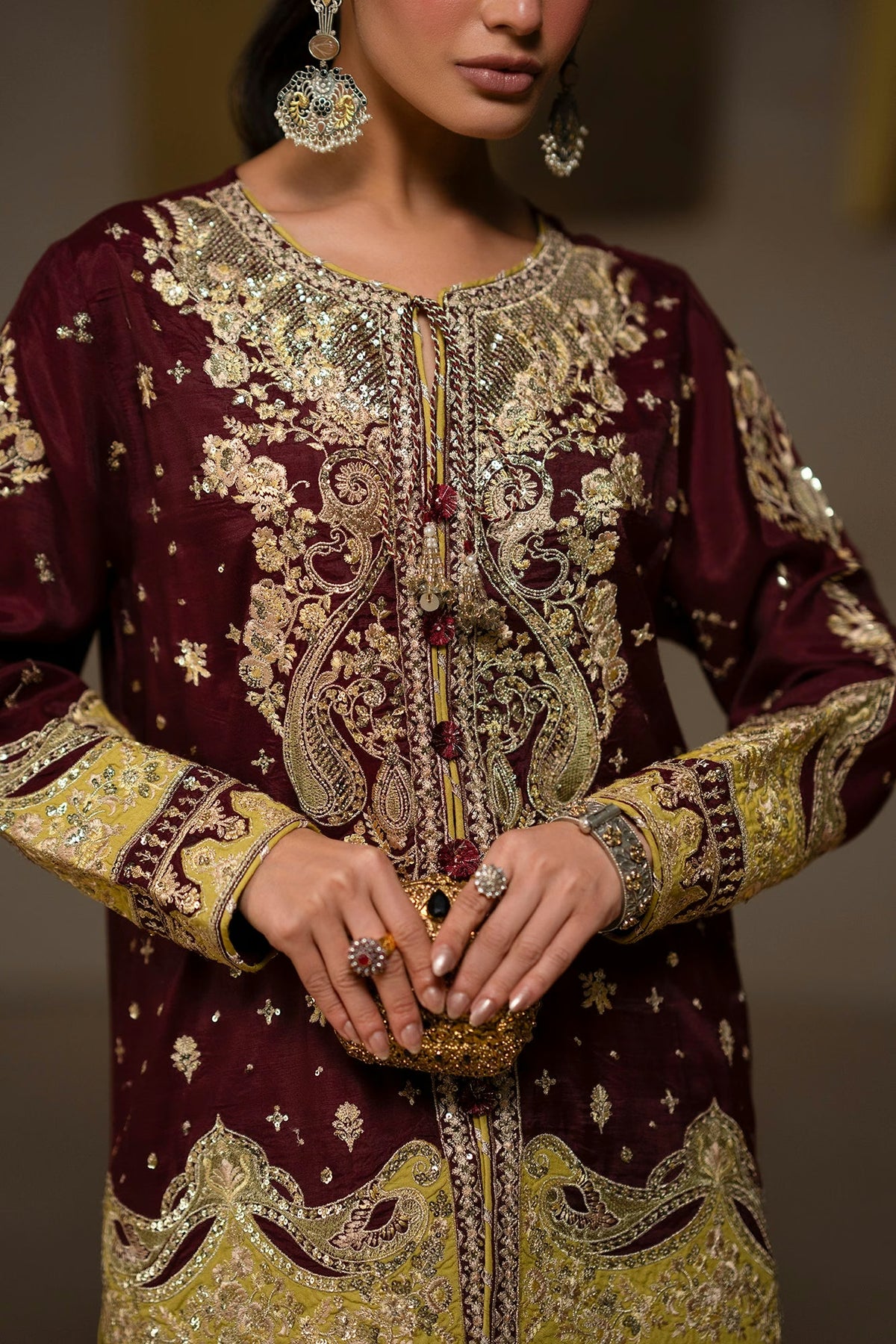 Ethnc Women Boutique '26 - EMBROIDERED SUIT | E1222/104/402