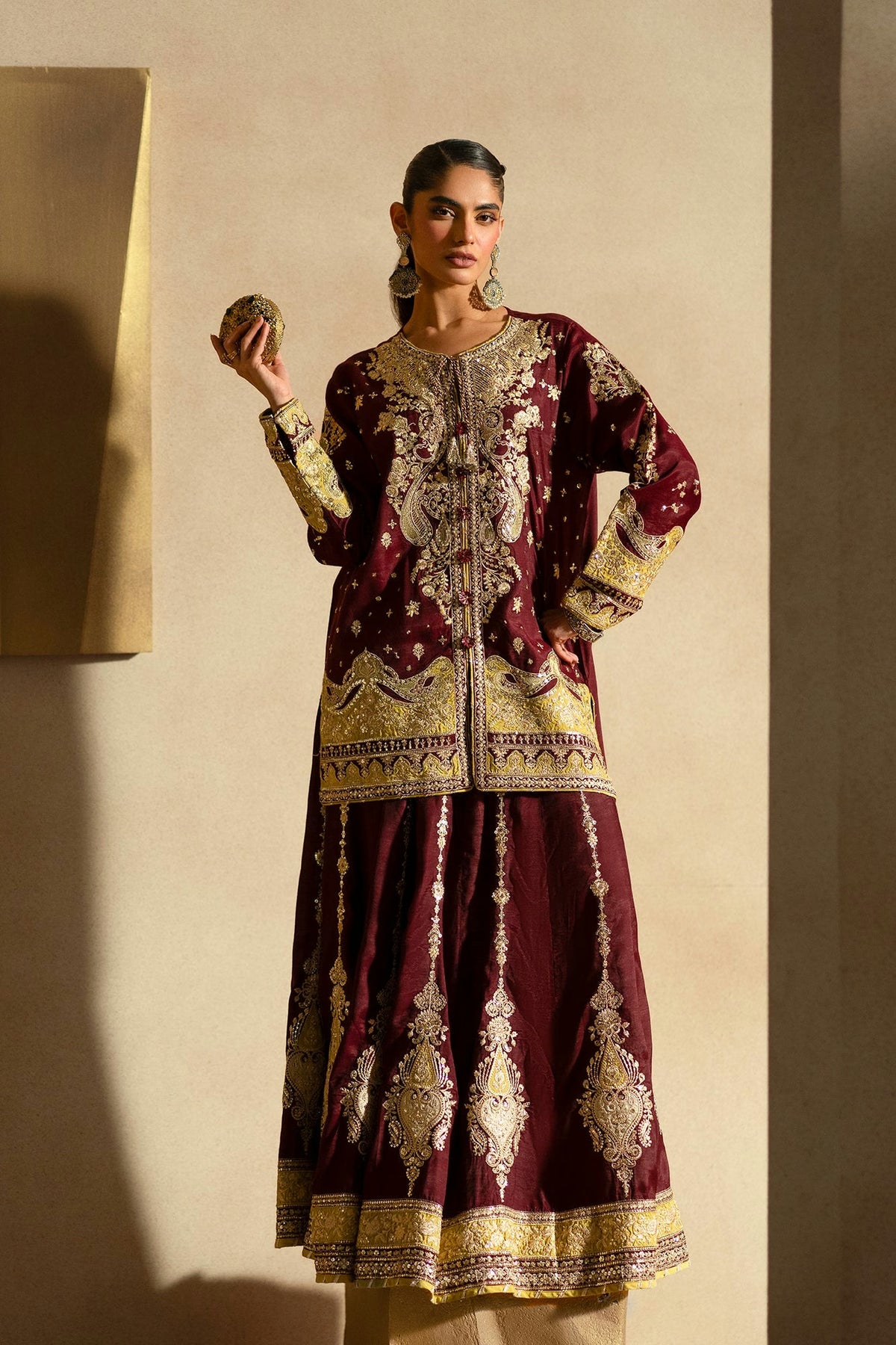 Ethnc Women Boutique '26 - EMBROIDERED SUIT | E1222/104/402