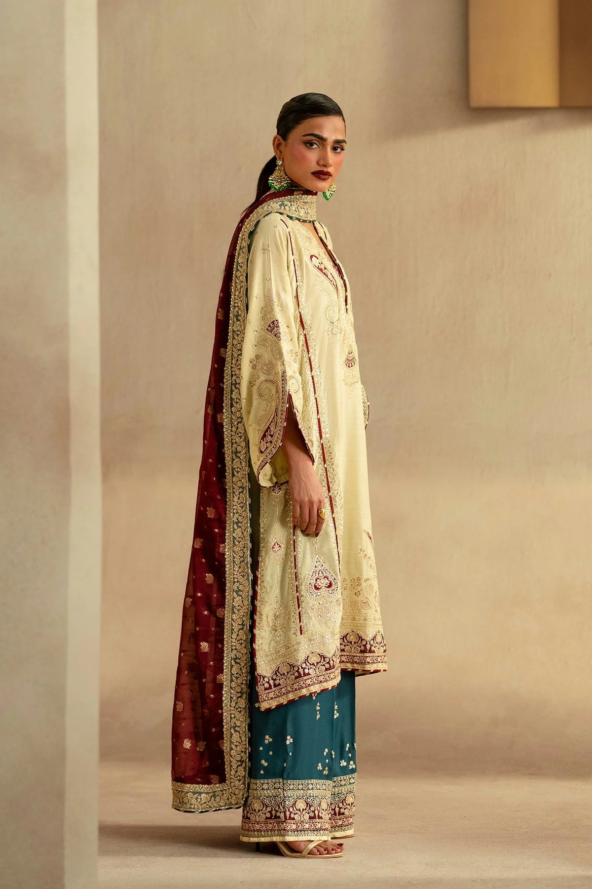 Ethnc Women Boutique '26 - EMBROIDERED SUIT | E1223/104/112