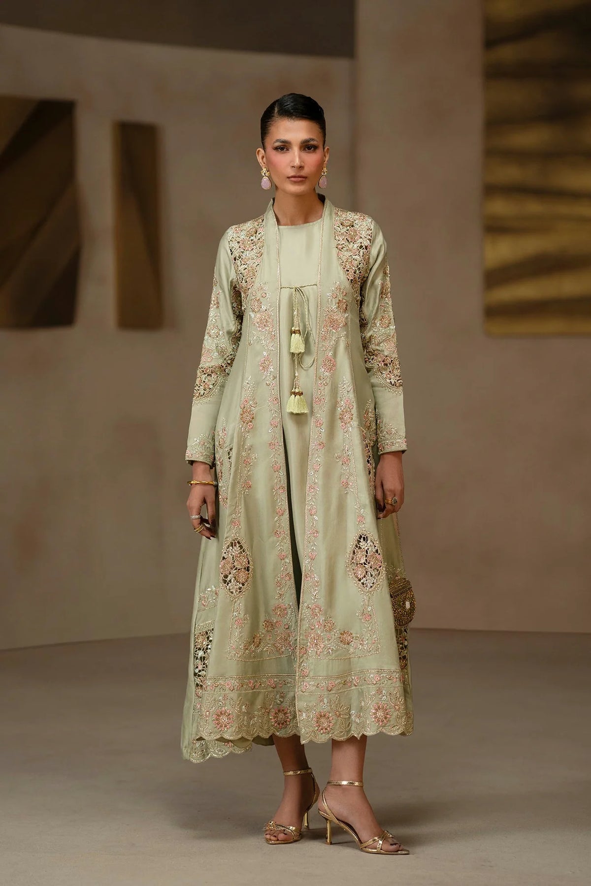 Ethnc Women Boutique '26 - EMBROIDERED DRESS | E1230-104-130