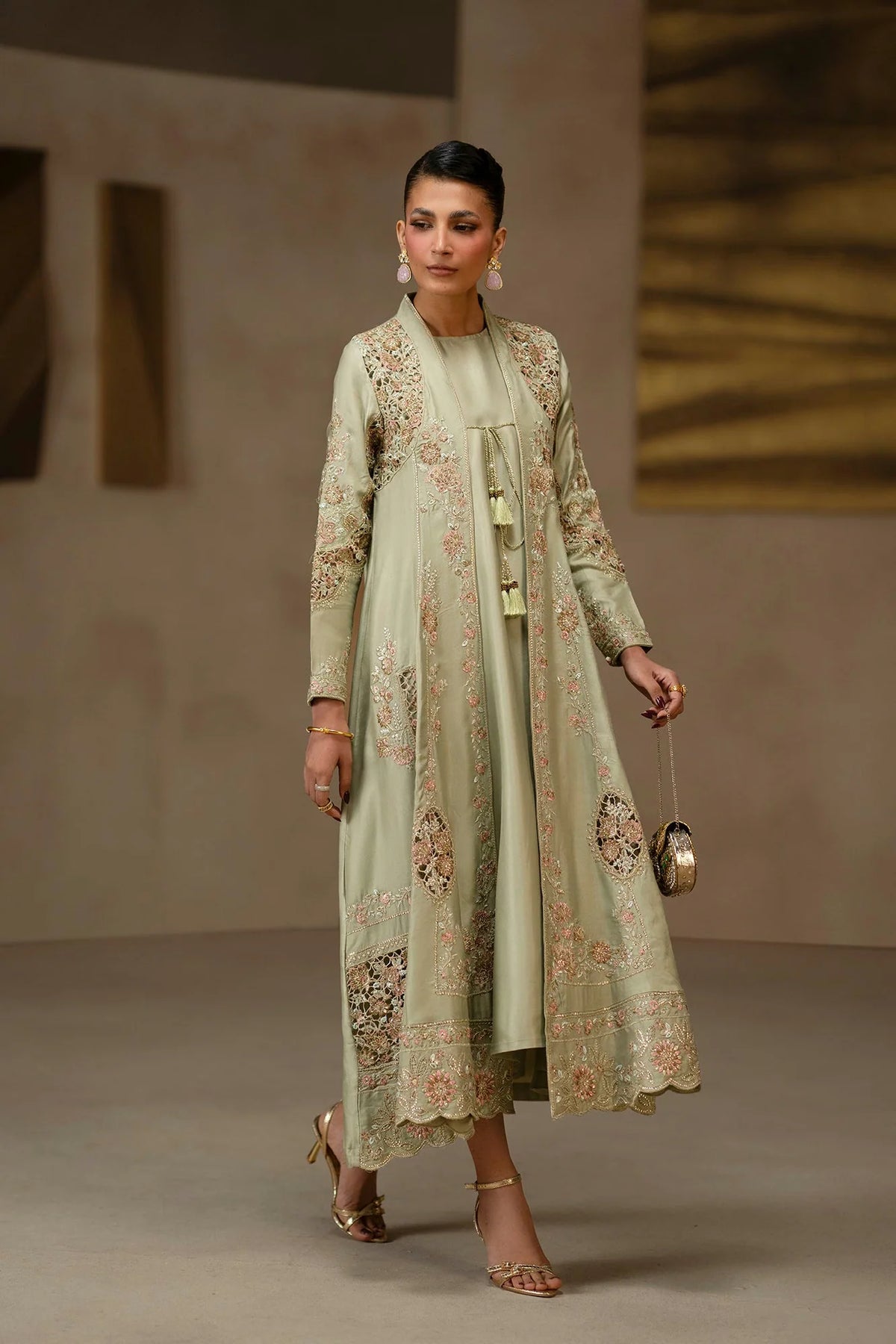 Ethnc Women Boutique '26 - EMBROIDERED DRESS | E1230-104-130