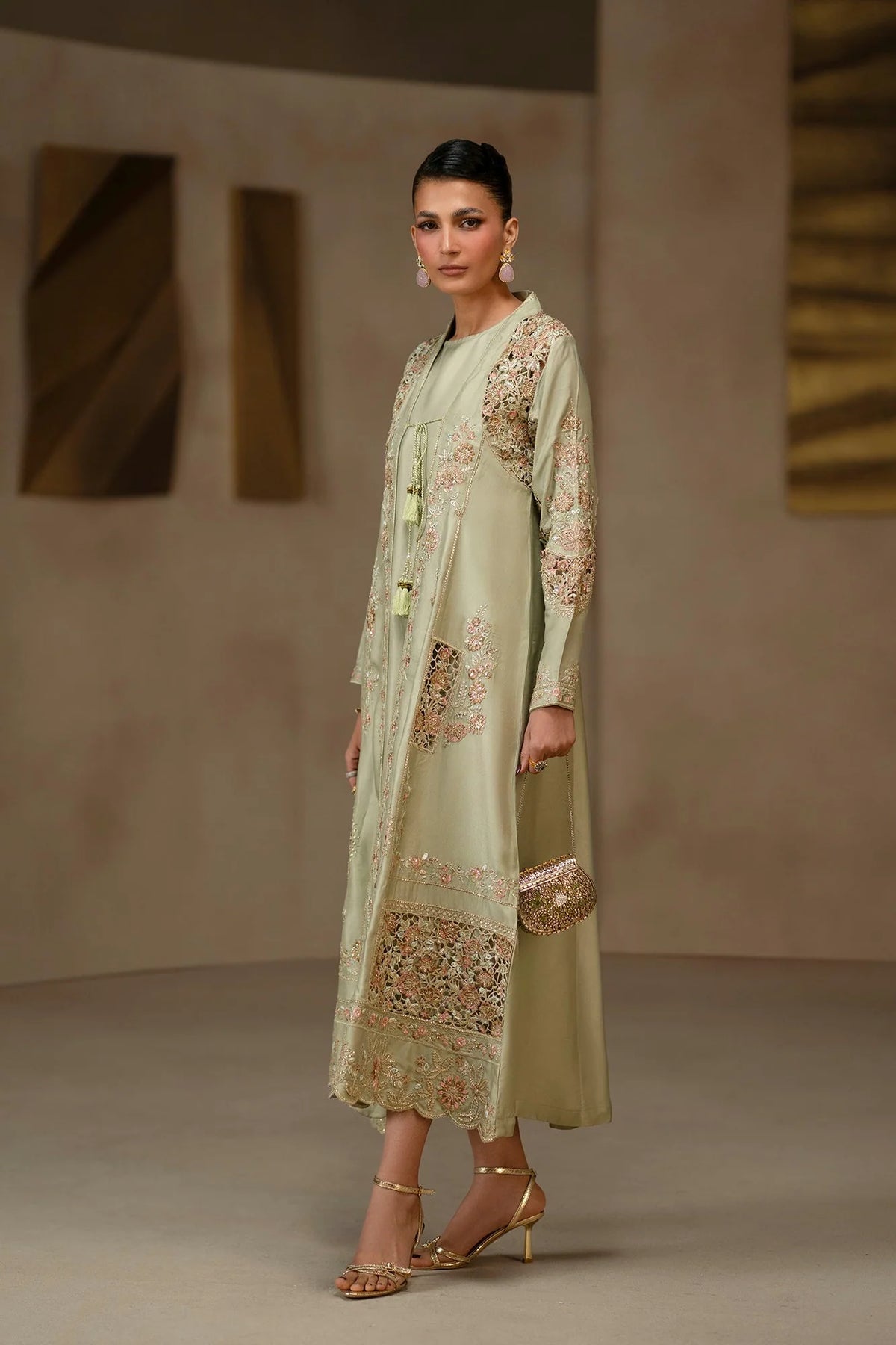 Ethnc Women Boutique '26 - EMBROIDERED DRESS | E1230-104-130