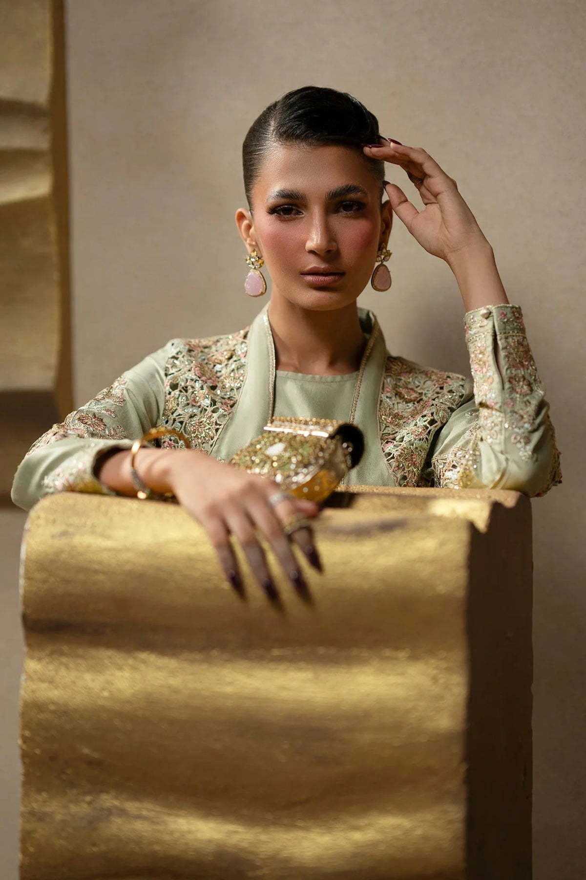 Ethnc Women Boutique '26 - EMBROIDERED DRESS | E1230-104-130