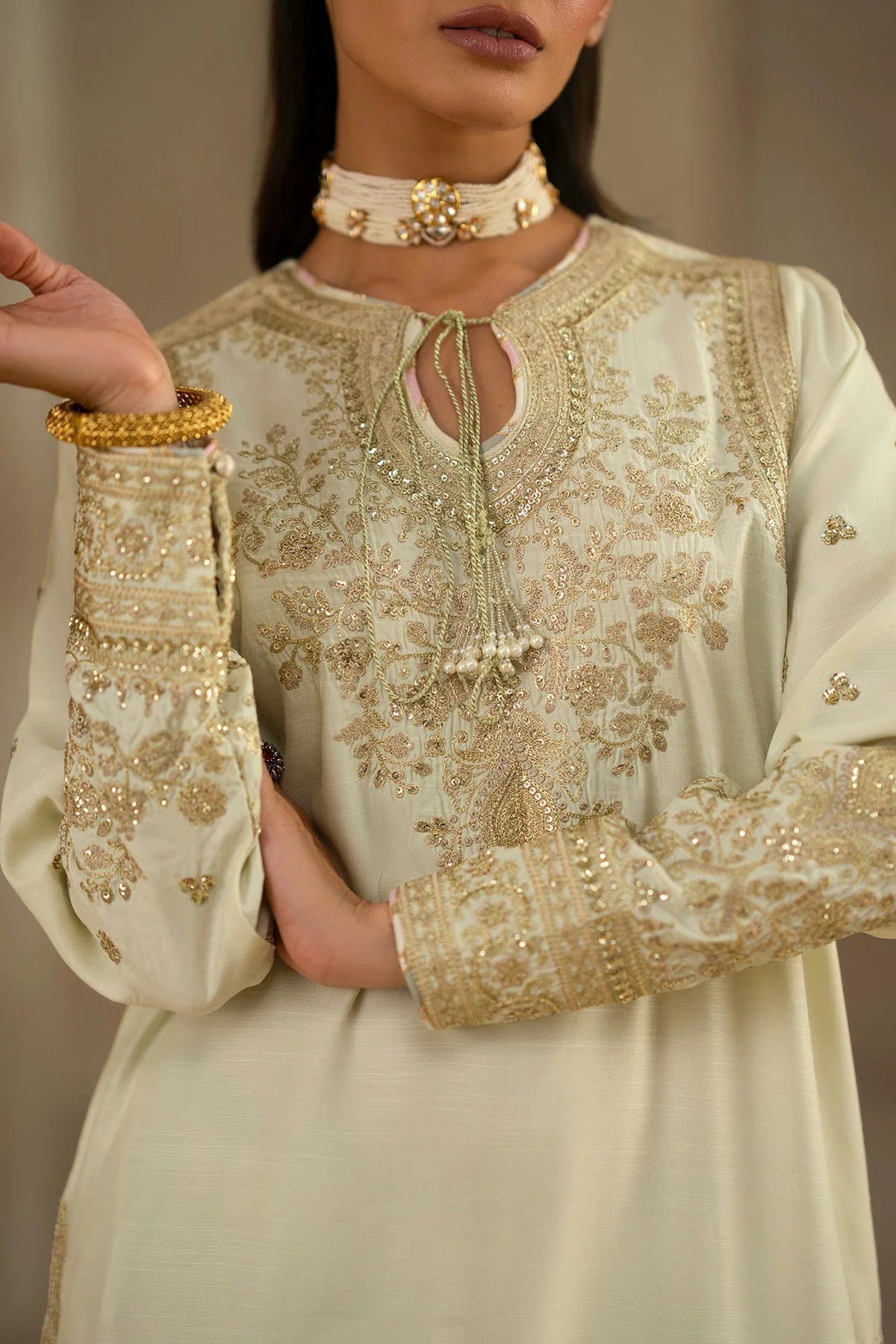 Ethnc Women Boutique '26 - EMBROIDERED SUIT | E1232-104-115