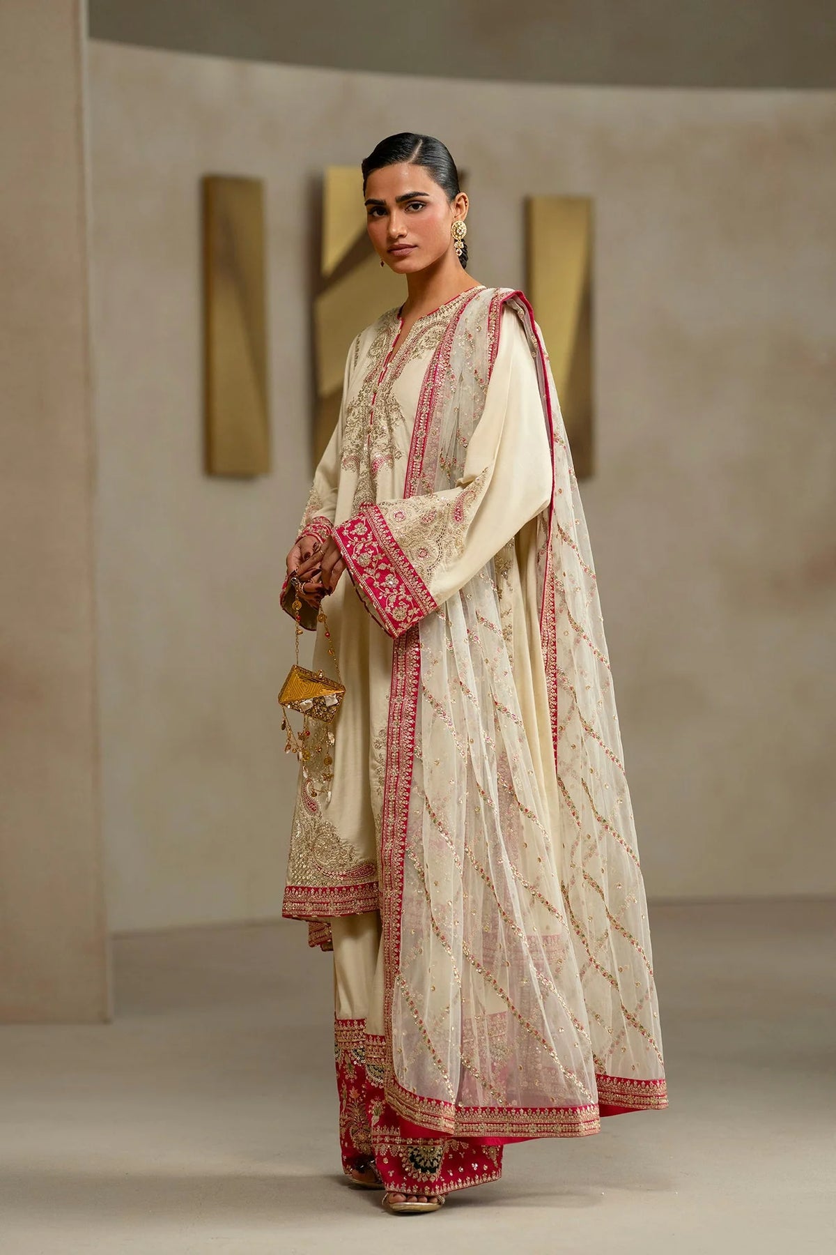 Ethnc Women Boutique '26 - EMBROIDERED SUIT | E1239-104-004