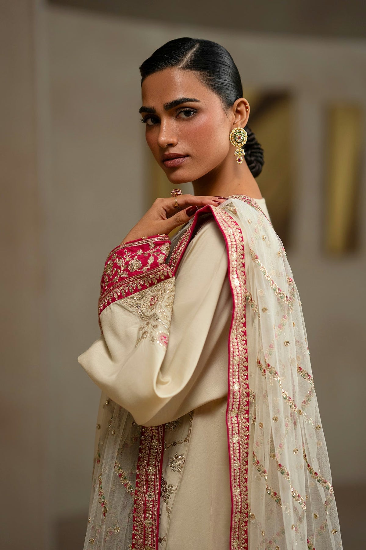 Ethnc Women Boutique '26 - EMBROIDERED SUIT | E1239-104-004
