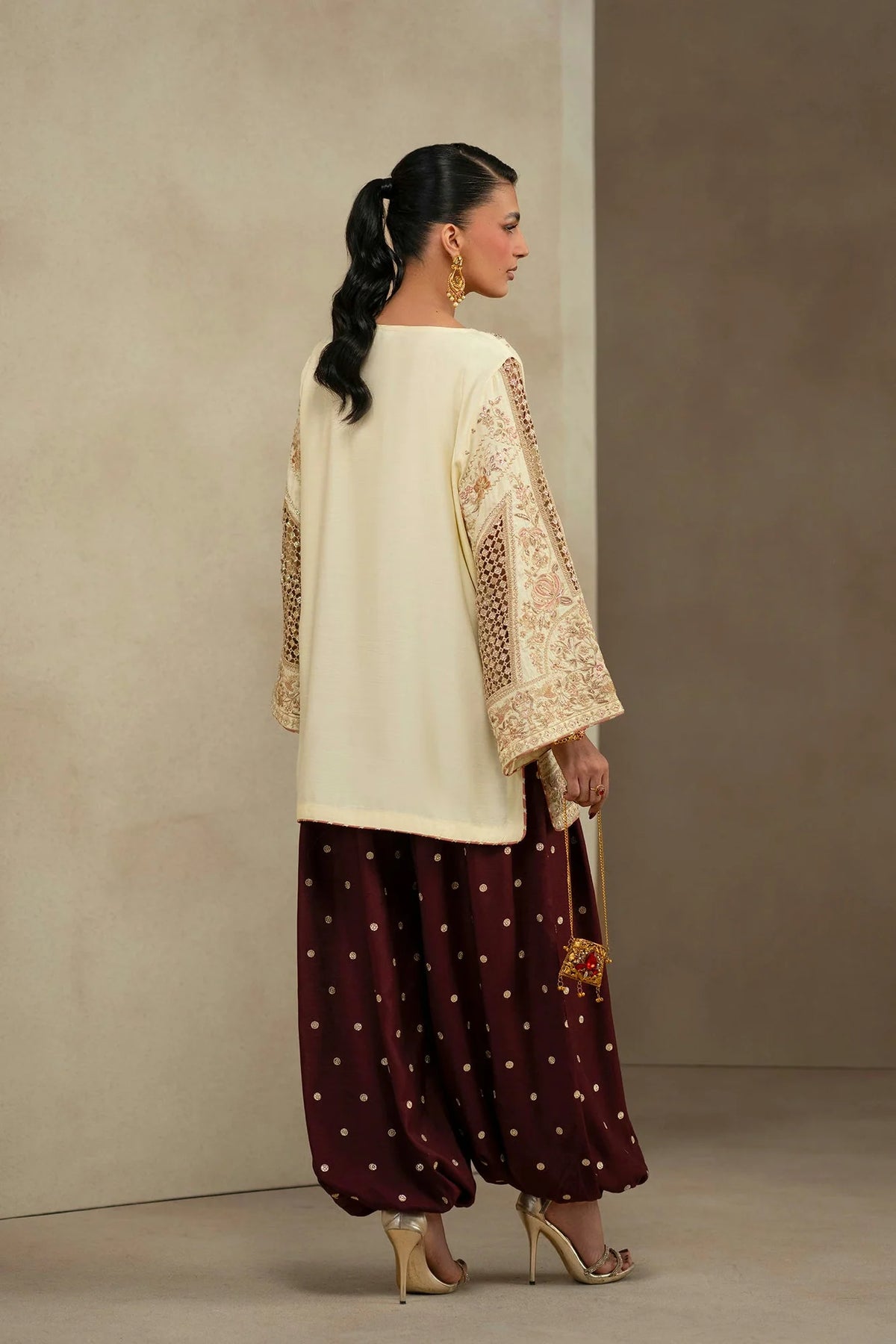 Ethnc Women Boutique '26 - EMBROIDERED SUIT | E1244/104/227