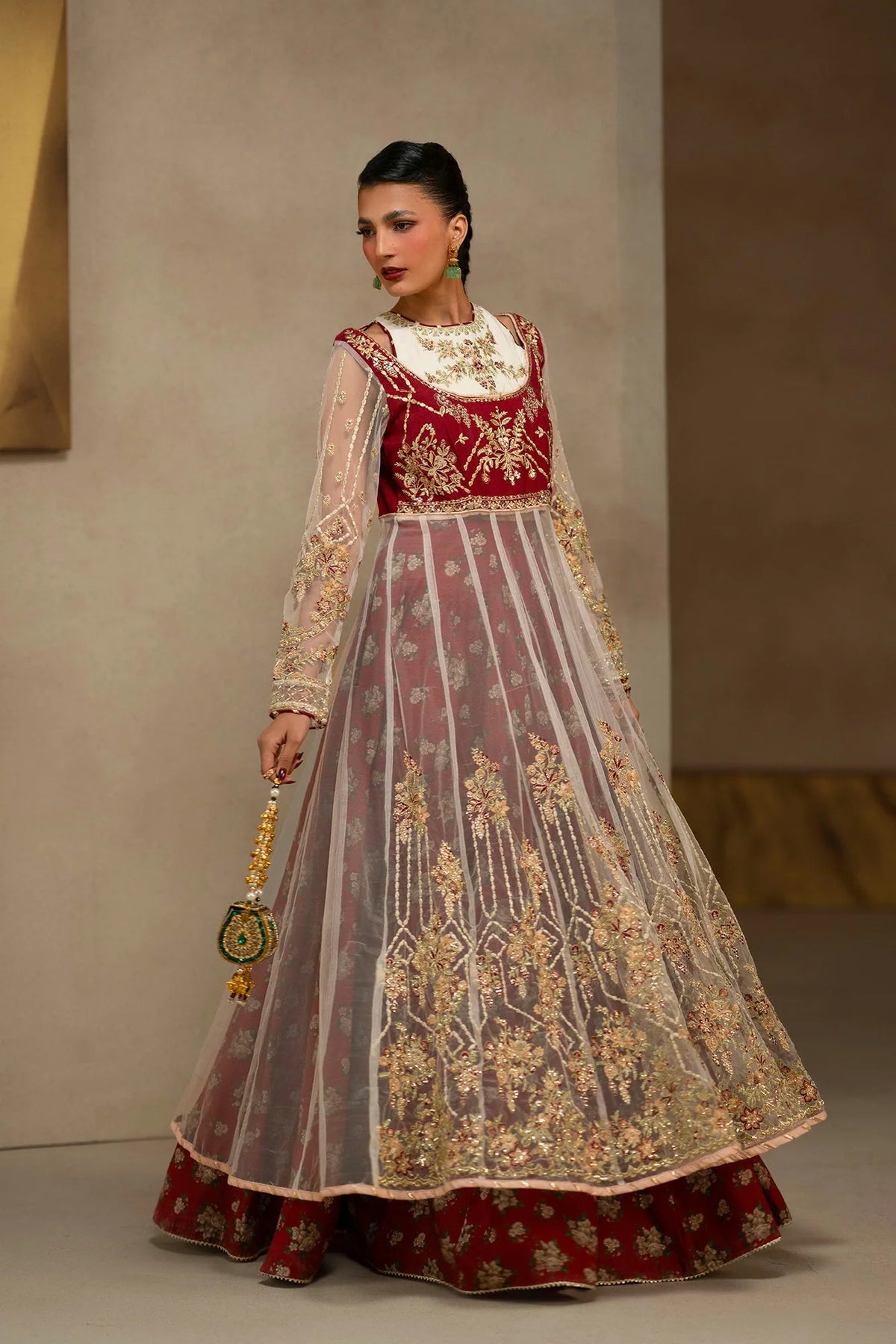 Ethnc Women Boutique '26 - EMBROIDERED SUIT | E1245-104-306