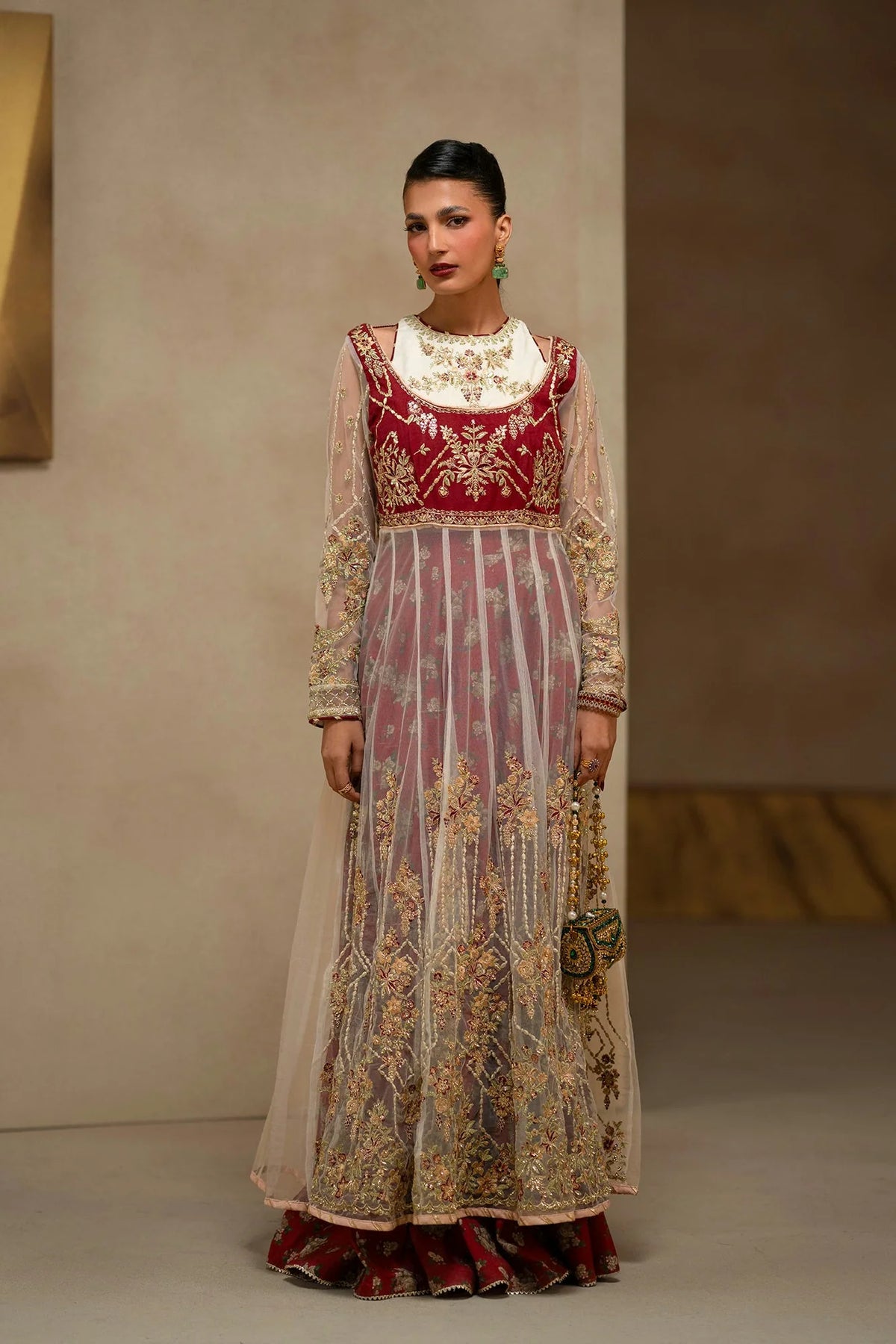 Ethnc Women Boutique '26 - EMBROIDERED SUIT | E1245-104-306