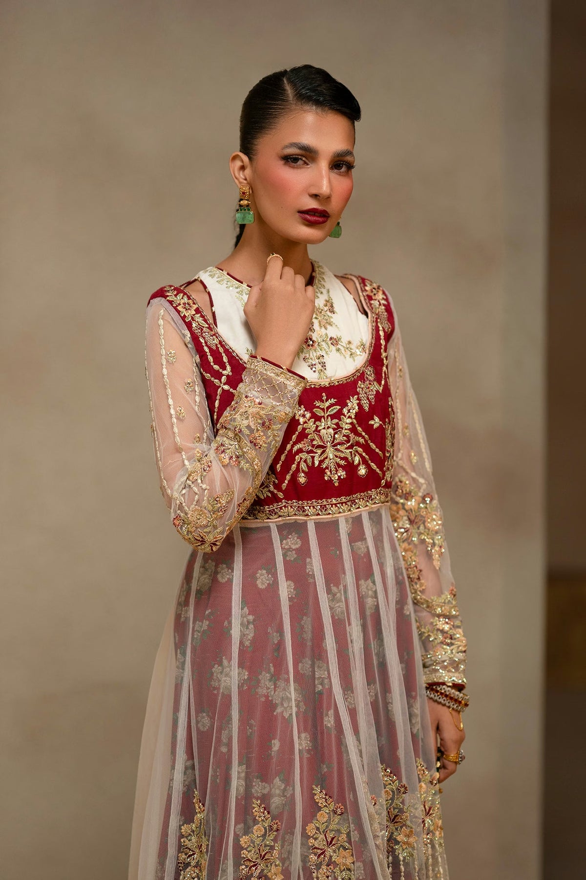 Ethnc Women Boutique '26 - EMBROIDERED SUIT | E1245-104-306