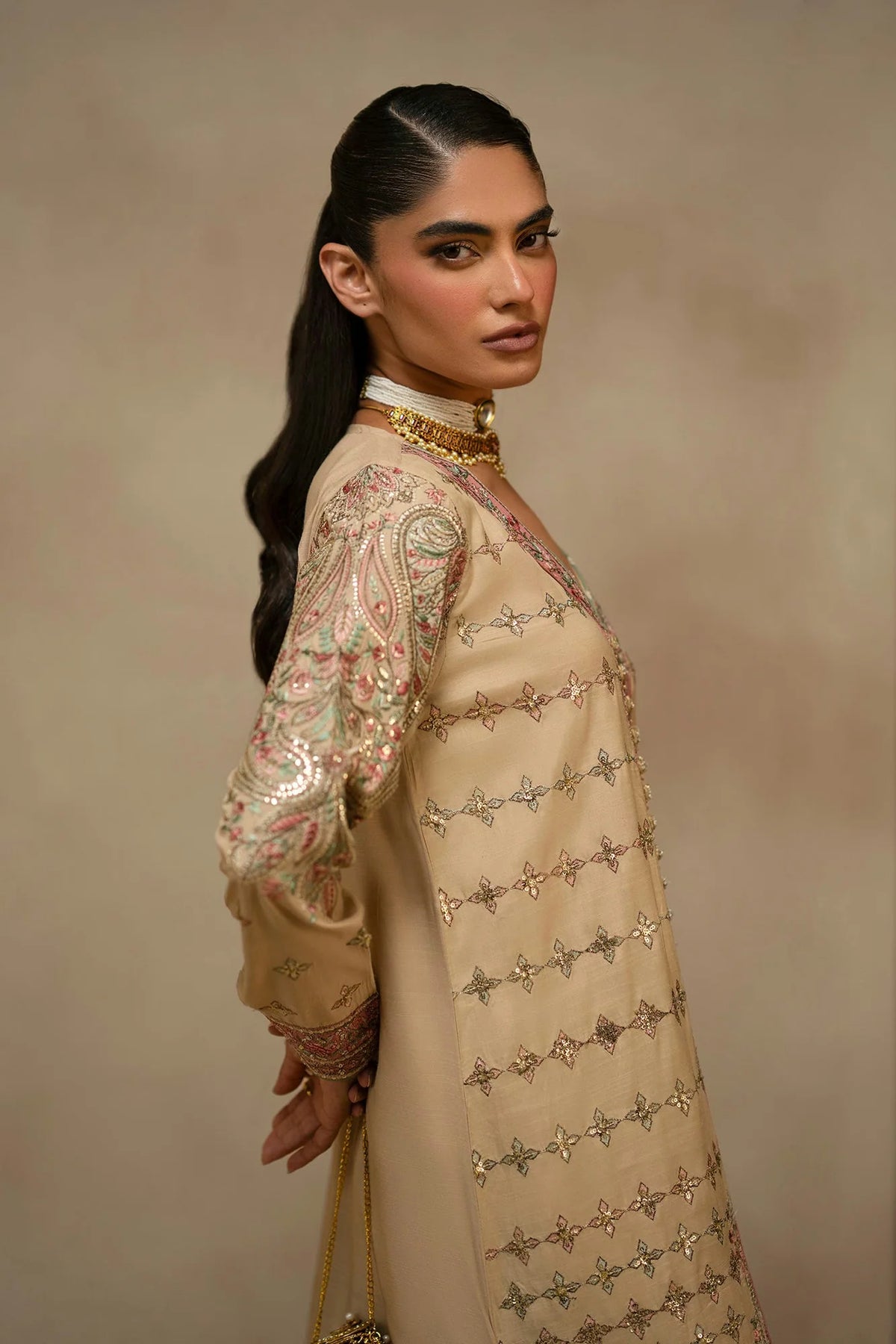 Ethnc Women Boutique '26 - EMBROIDERED SUIT | E1247-104-808
