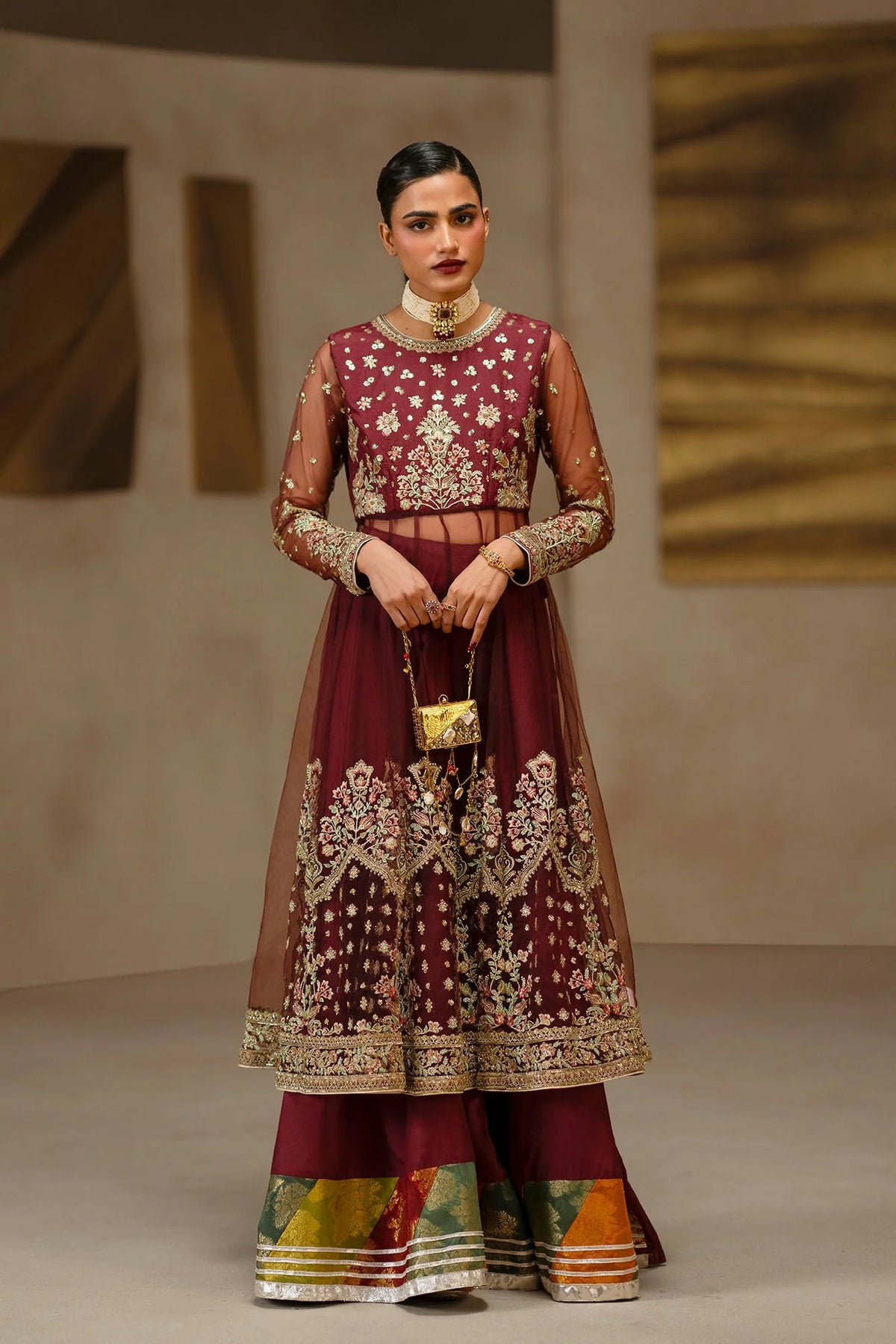 Ethnc Women Boutique '26 - EMBROIDERED SUIT | E1254-104-305