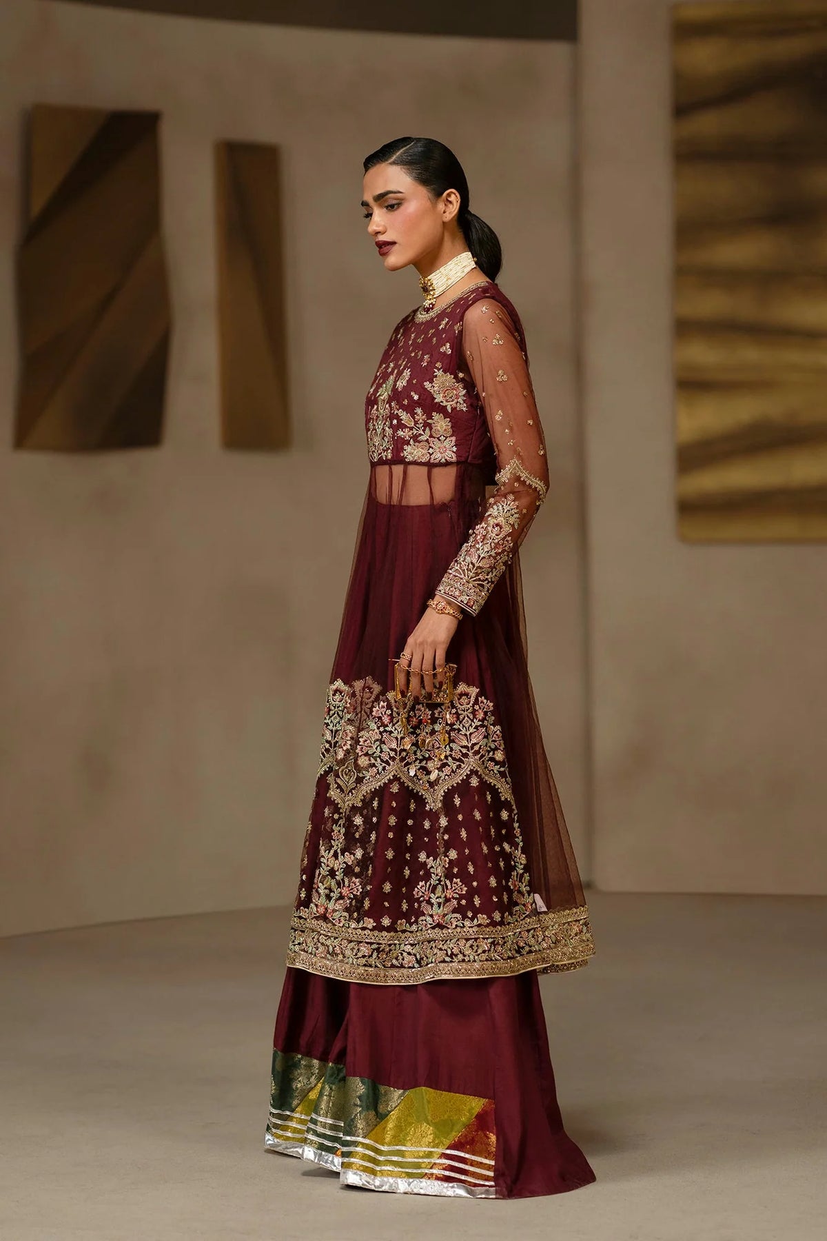 Ethnc Women Boutique '26 - EMBROIDERED SUIT | E1254-104-305