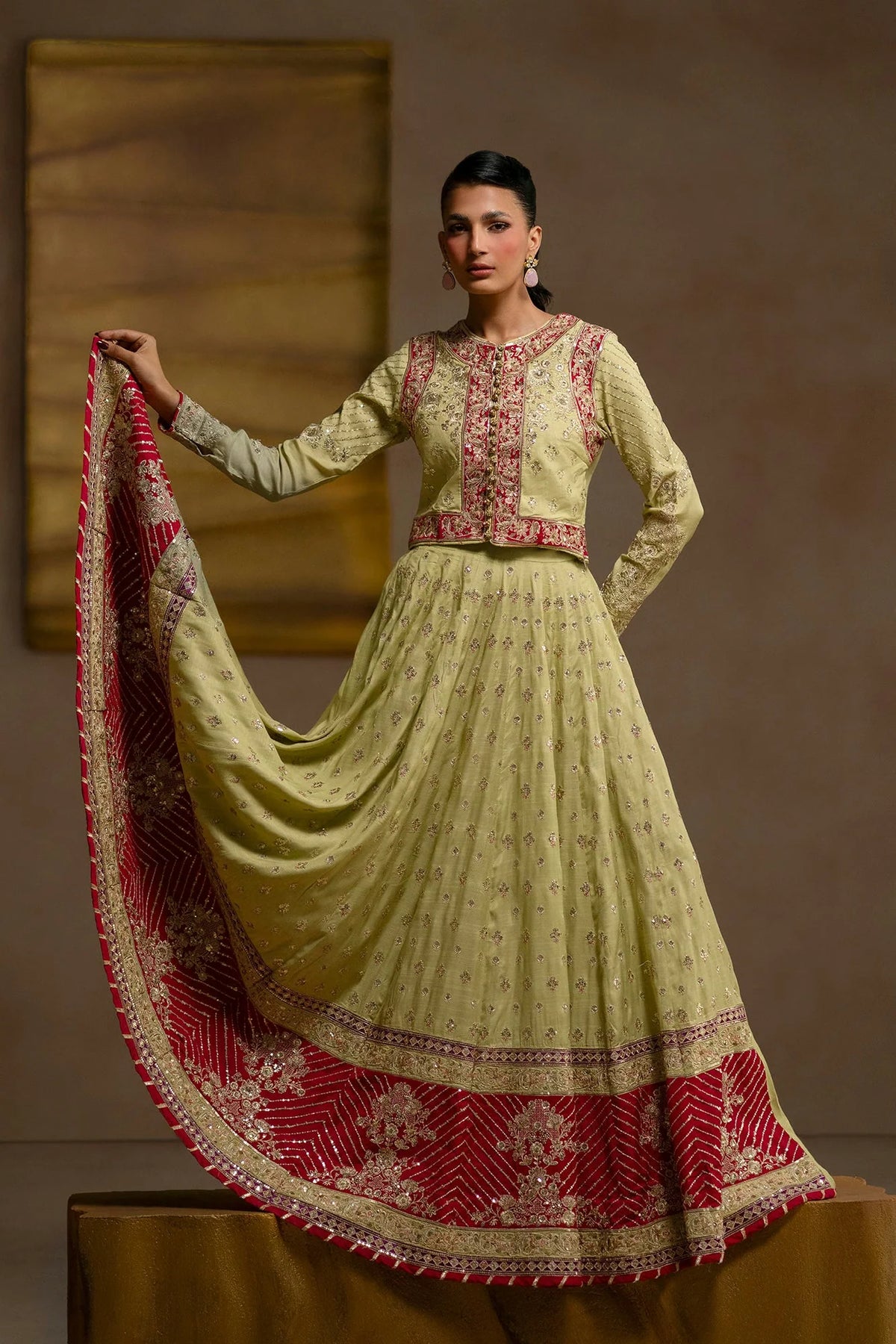 Ethnc Women Boutique '26 - EMBROIDERED SUIT | E1255-104-130