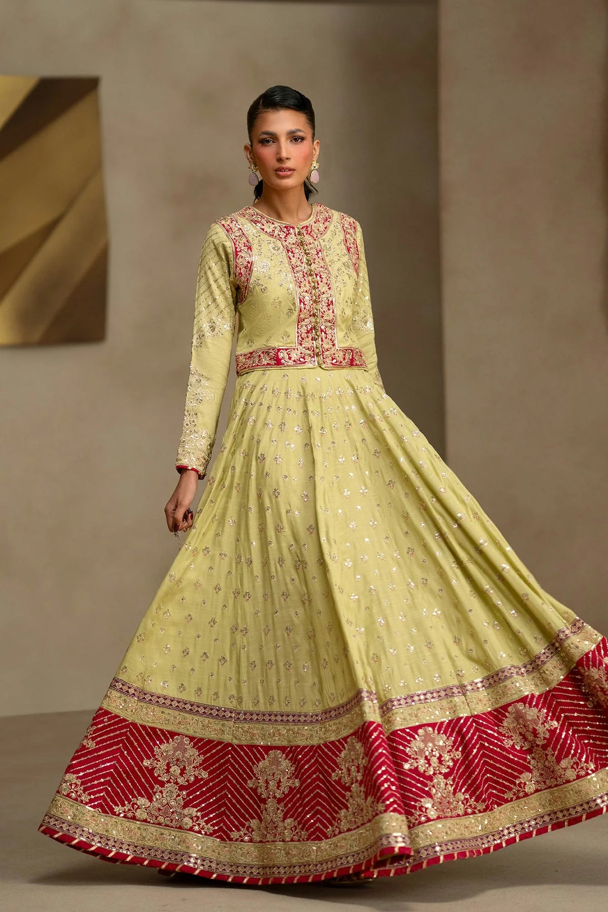 Ethnc Women Boutique '26 - EMBROIDERED SUIT | E1255-104-130