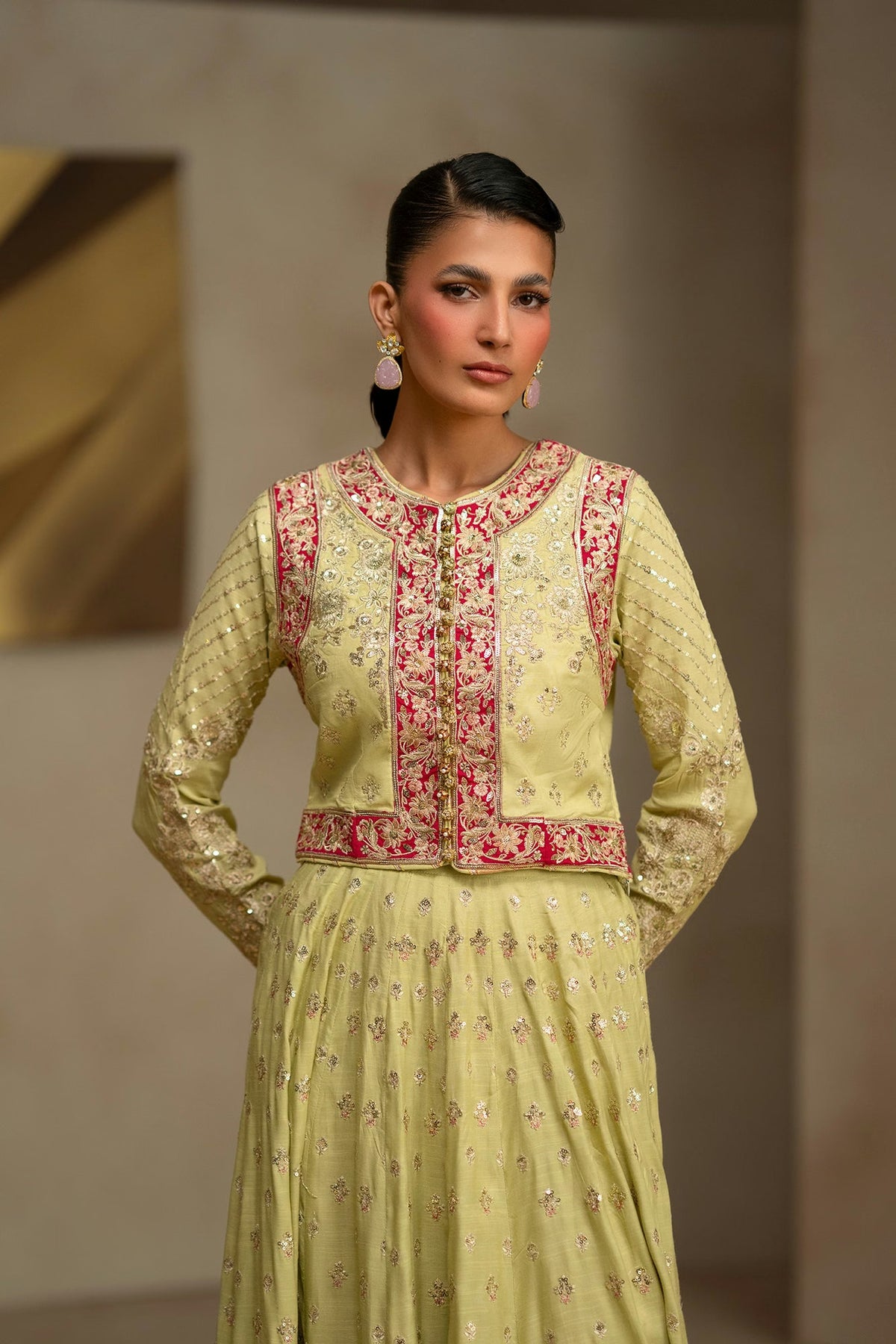 Ethnc Women Boutique '26 - EMBROIDERED SUIT | E1255-104-130