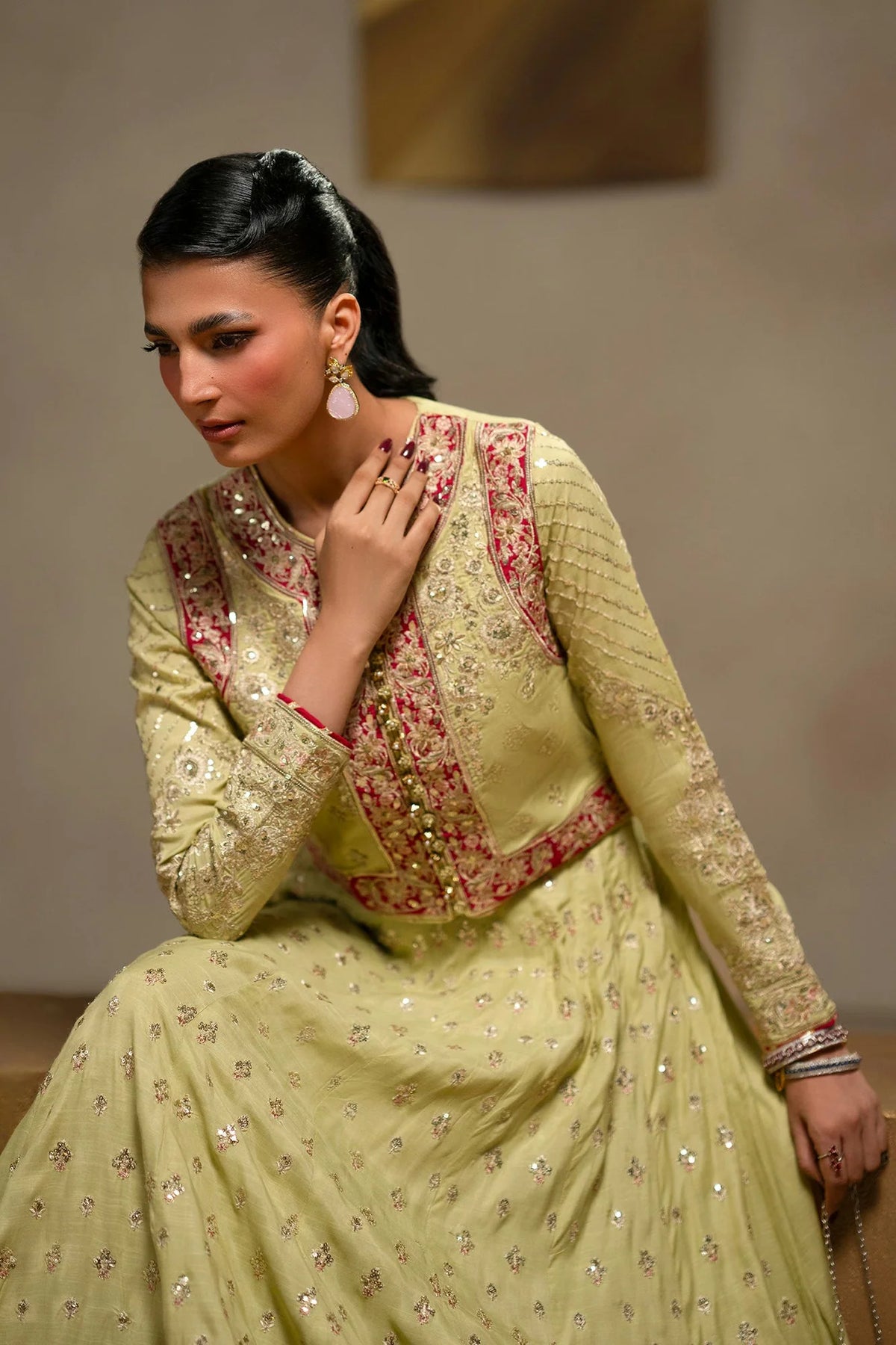 Ethnc Women Boutique '26 - EMBROIDERED SUIT | E1255-104-130