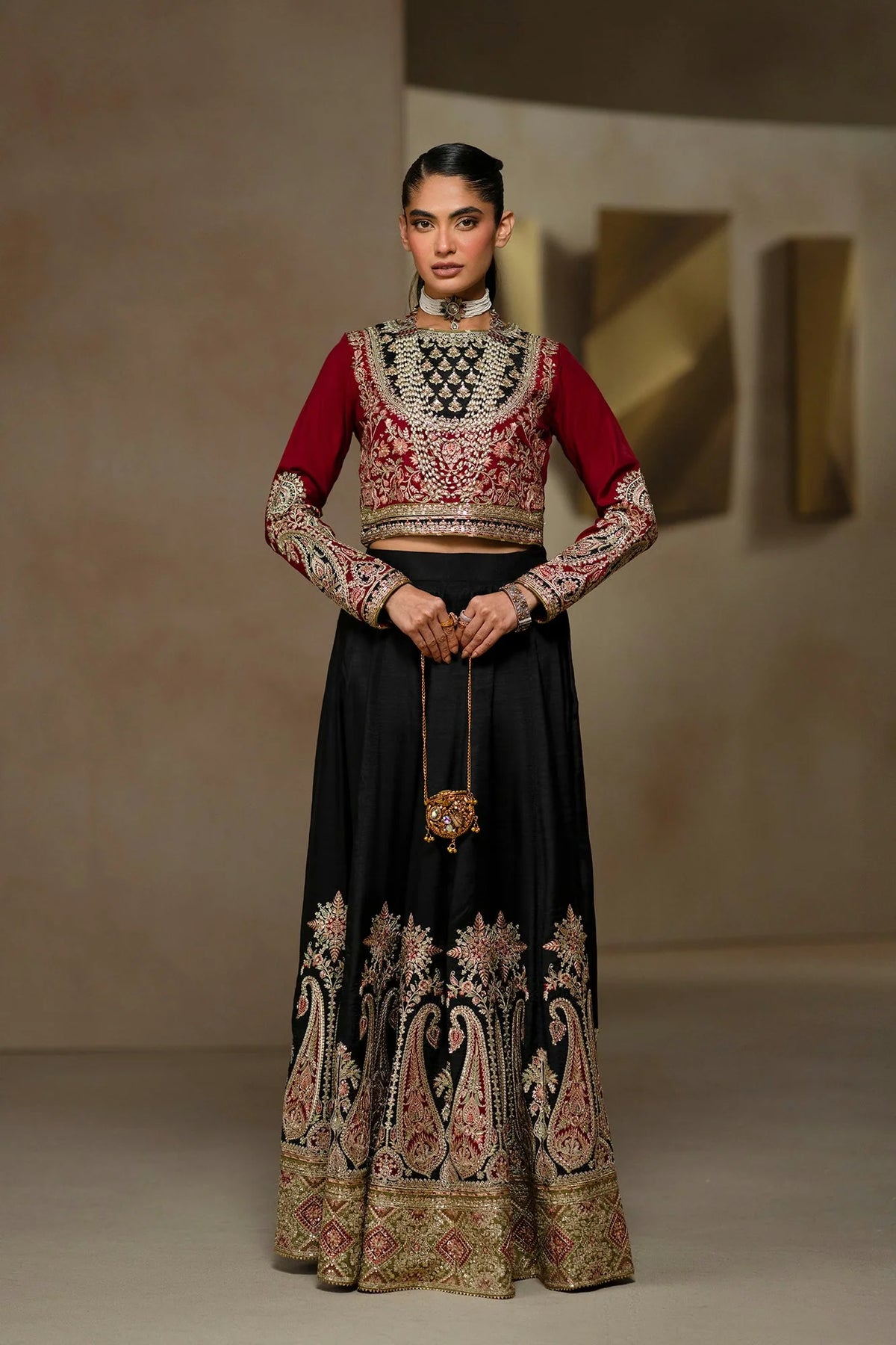 Ethnc Women Boutique '26 - EMBROIDERED SUIT | E1261-104-901