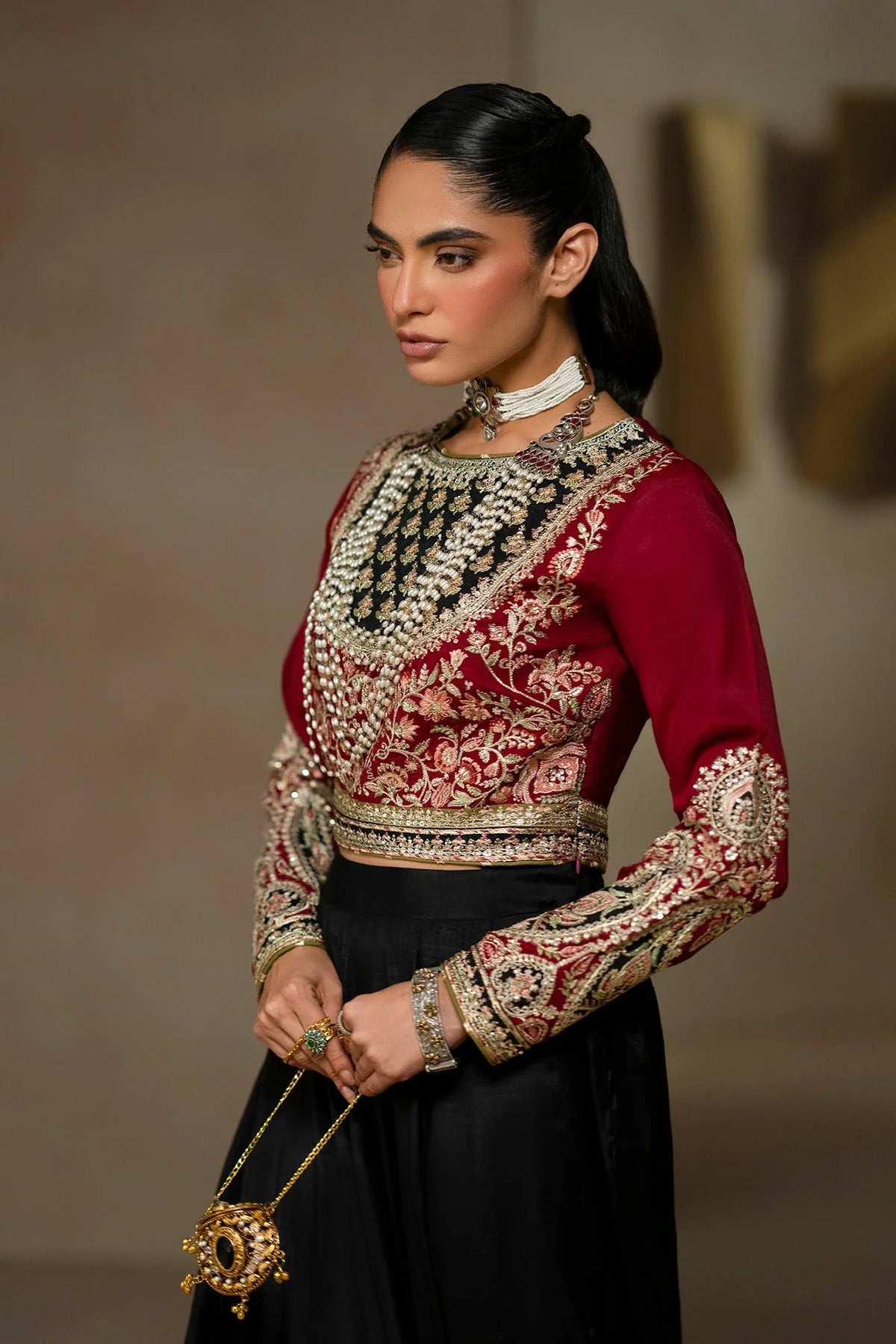 Ethnc Women Boutique '26 - EMBROIDERED SUIT | E1261-104-901