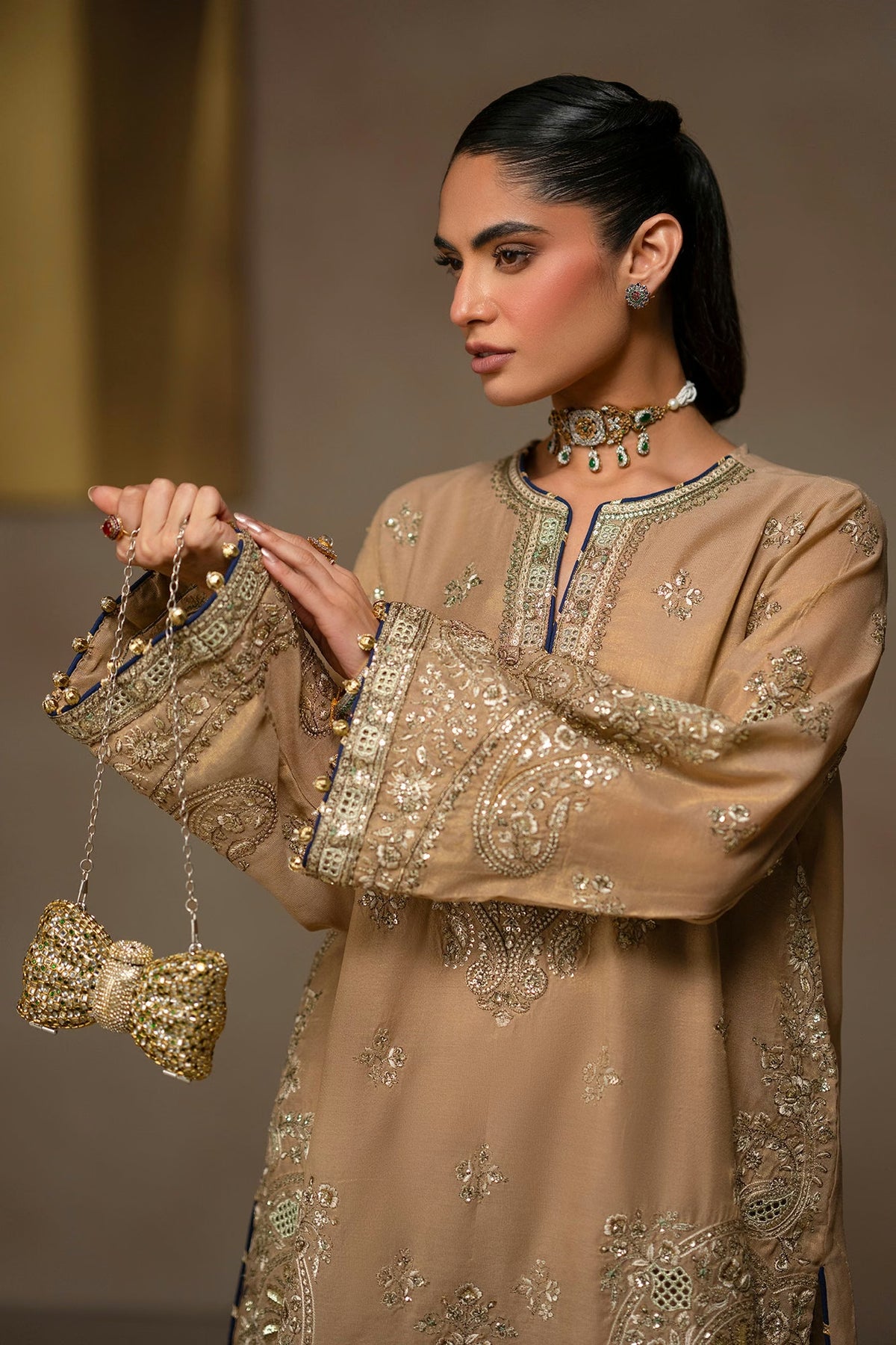 Ethnc Women Boutique '26 - EMBROIDERED SUIT | E1264-104-131