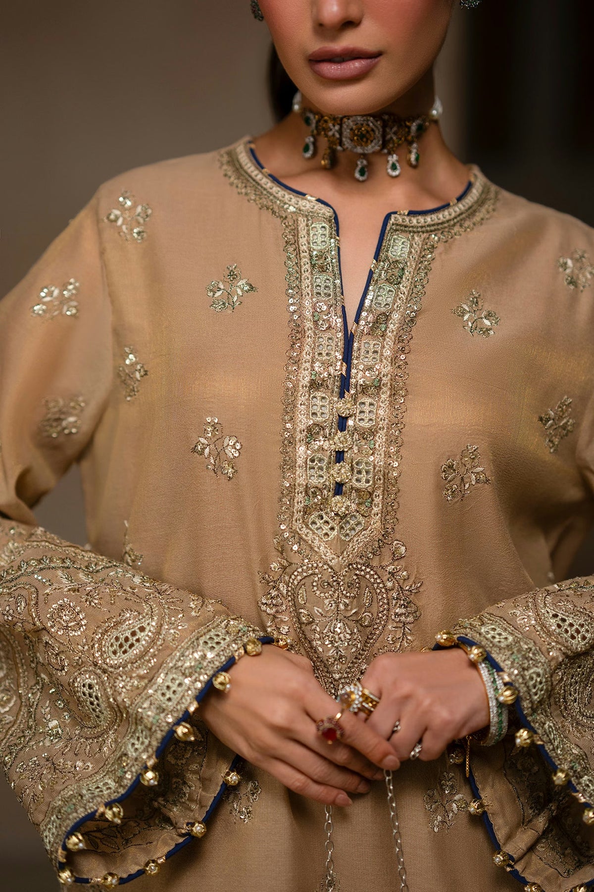 Ethnc Women Boutique '26 - EMBROIDERED SUIT | E1264-104-131