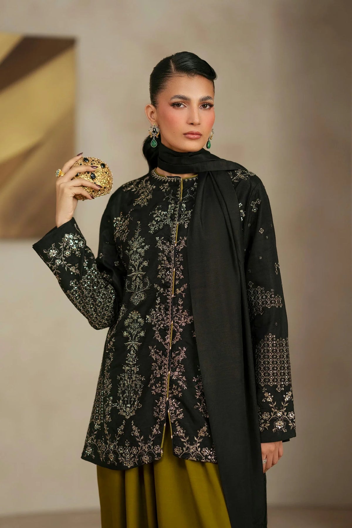 Ethnc Women Boutique '26 - EMBROIDERED SUIT | E1274-104-901