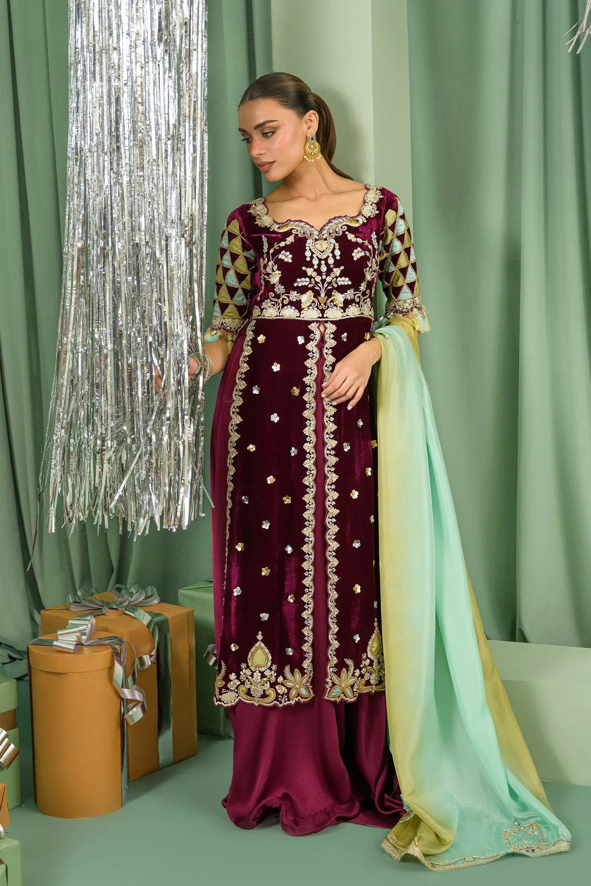 Flairs Studio Lustre The Velvet Glow '26 - Cranberry Crush