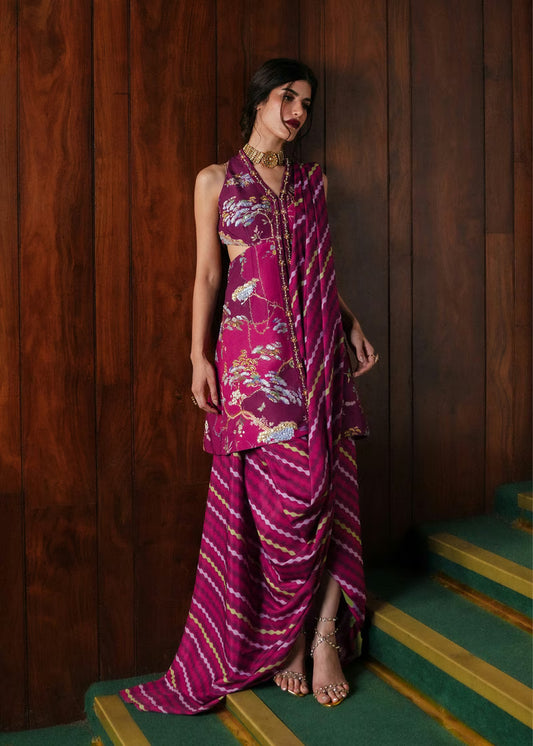 Crimson Eid Prints '26 - Dilruba - Plum