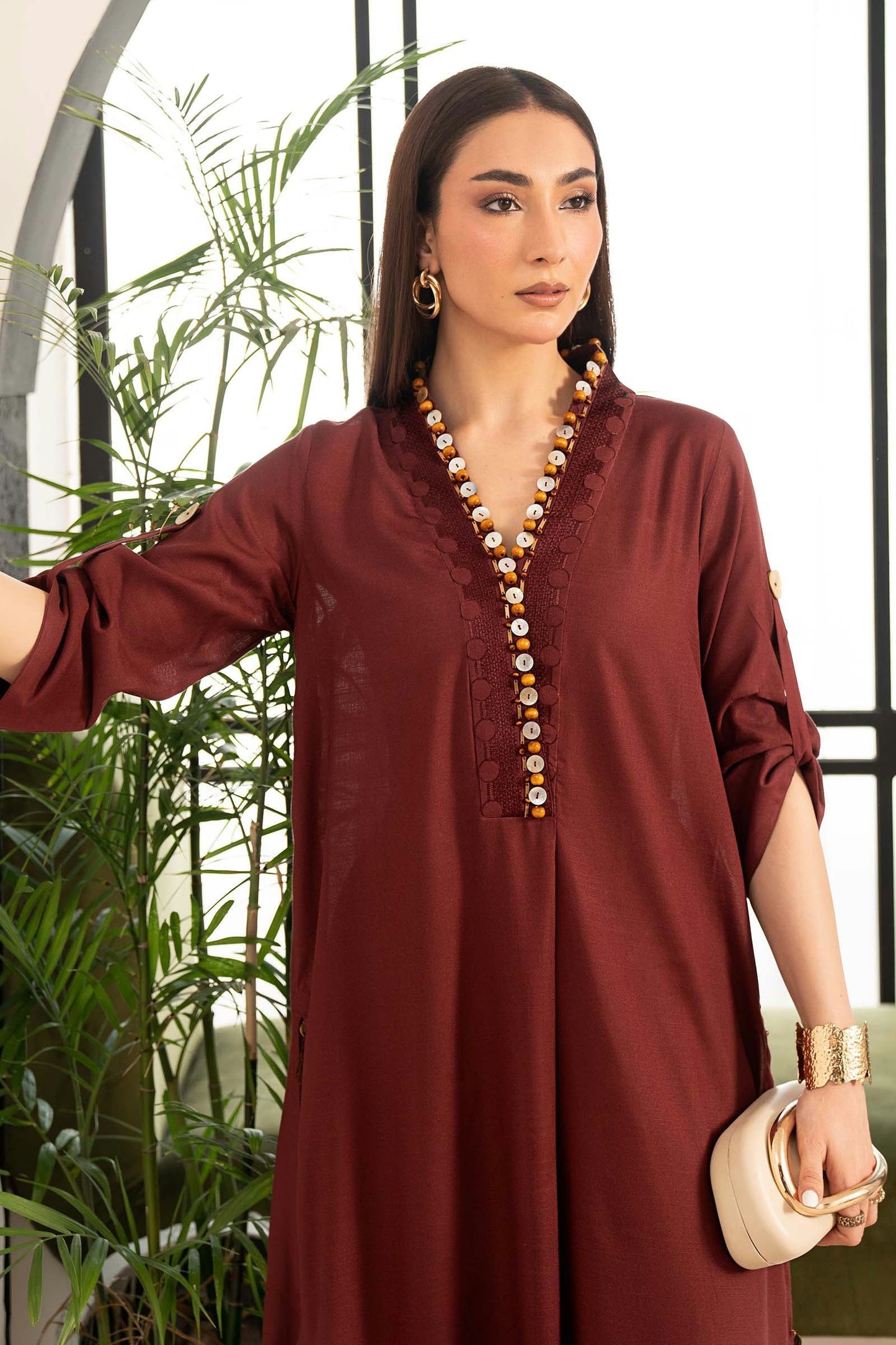 Maria.B Desi Summer Pie '26 - 2 Piece Embroidered Lawn Suit | Da26104-esm-red