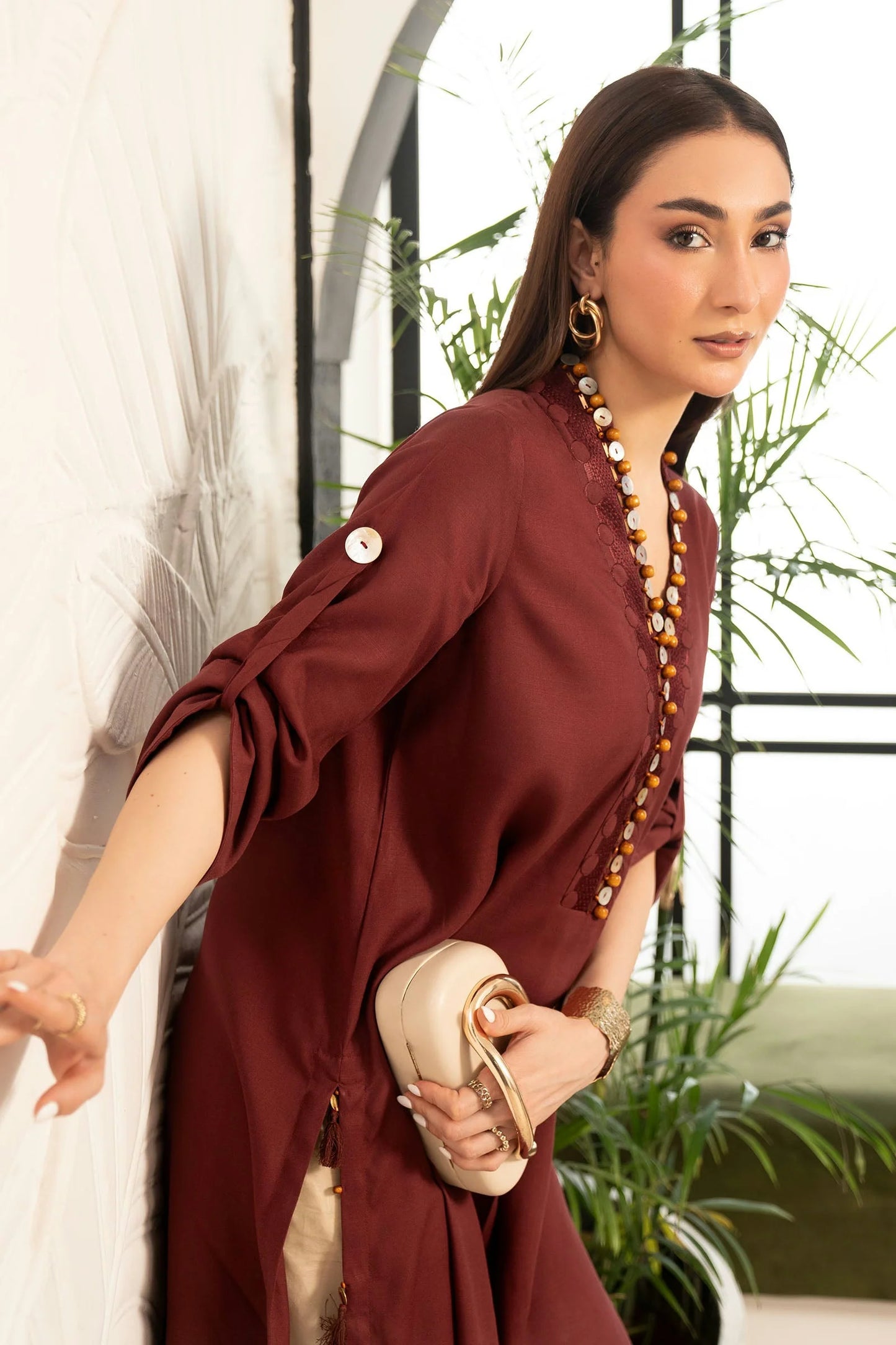 Maria.B Desi Summer Pie '26 - 2 Piece Embroidered Lawn Suit | Da26104-esm-red