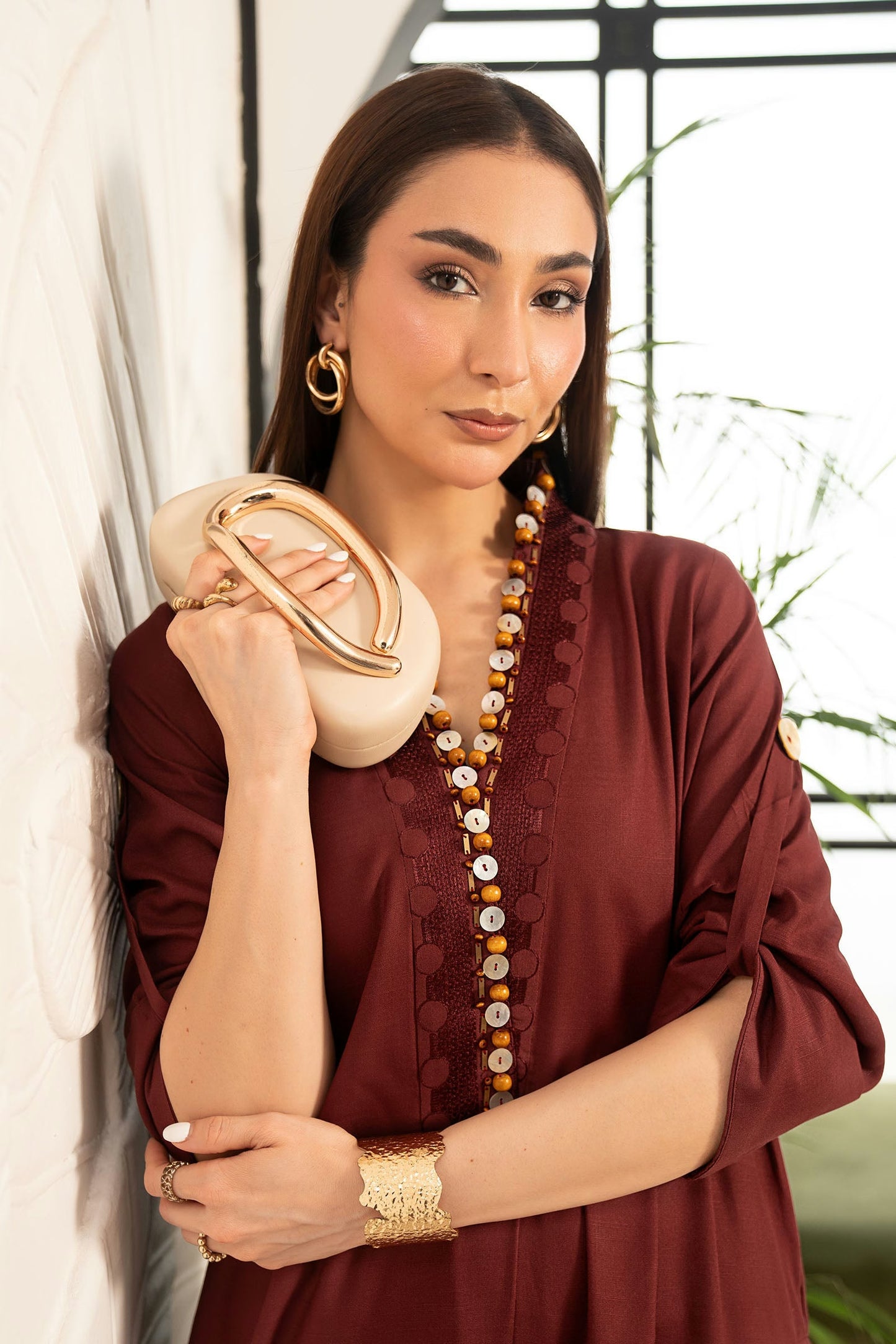 Maria.B Desi Summer Pie '26 - 2 Piece Embroidered Lawn Suit | Da26104-esm-red