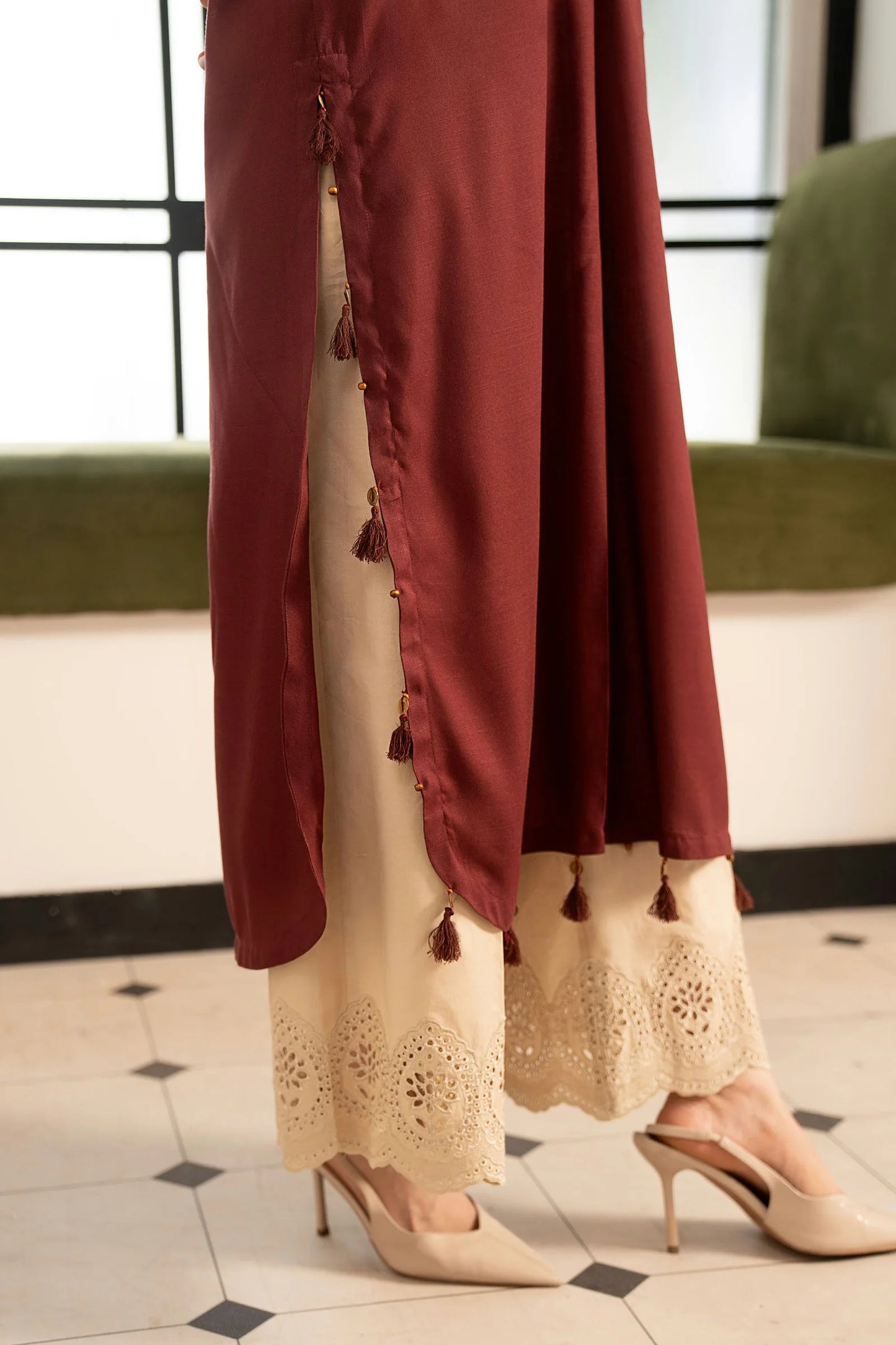 Maria.B Desi Summer Pie '26 - 2 Piece Embroidered Lawn Suit | Da26104-esm-red