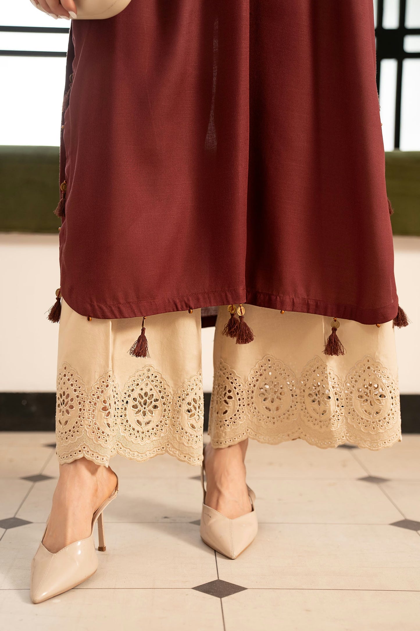 Maria.B Desi Summer Pie '26 - 2 Piece Embroidered Lawn Suit | Da26104-esm-red