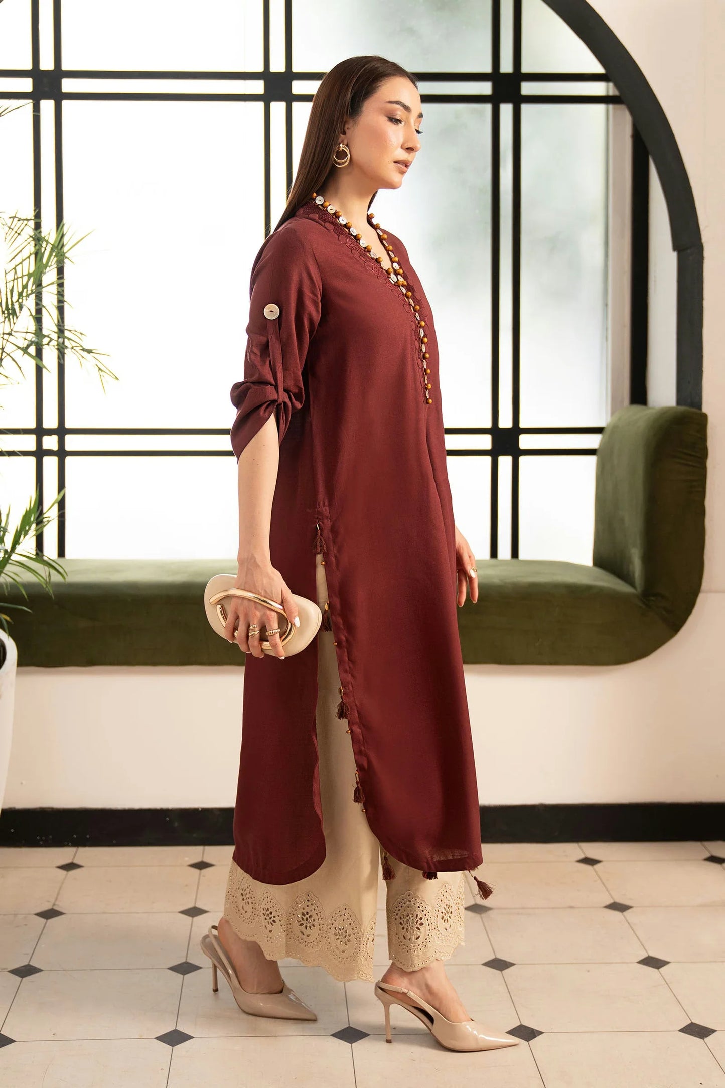 Maria.B Desi Summer Pie '26 - 2 Piece Embroidered Lawn Suit | Da26104-esm-red