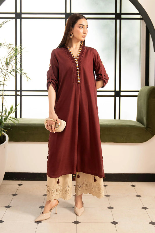 Maria.B Desi Summer Pie '26 - 2 Piece Embroidered Lawn Suit | Da26104-esm-red