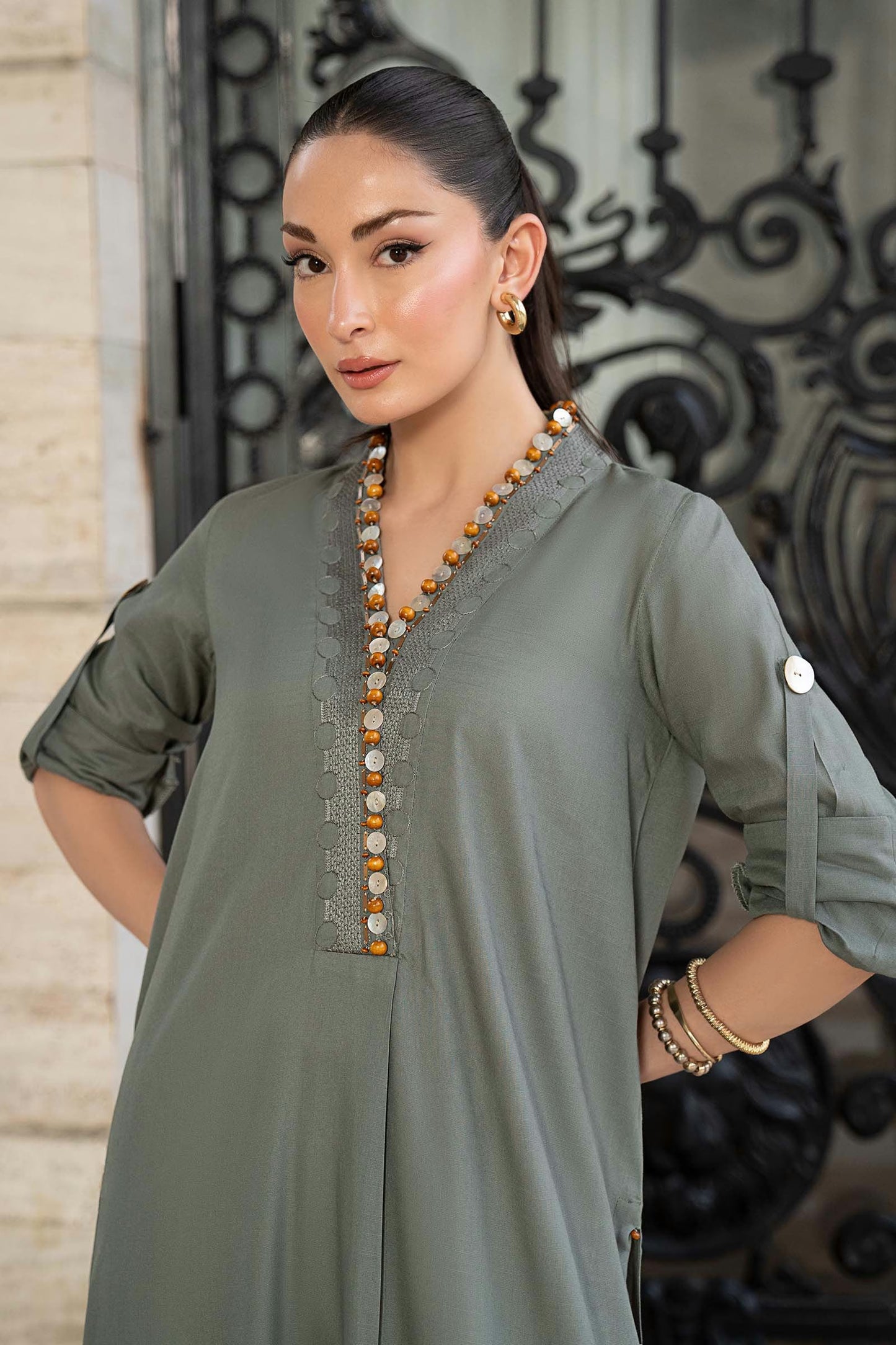 Maria.B Desi Summer Pie '26 - 2 Piece Embroidered Lawn Suit | Da26104-esm-sgr