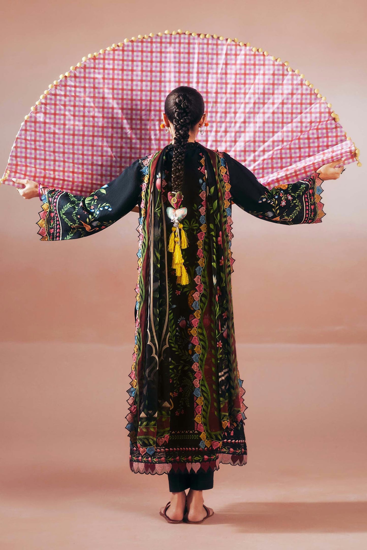 Maria.B Desi Summer Pie '26 - 3 Piece Embroidered Lawn Suit | Dwa2616-esm-blk