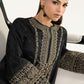 Maria.B Desi Summer Pie '26 - 2 Piece Embroidered Raw Silk Suit | Dwe2639-esm-blk