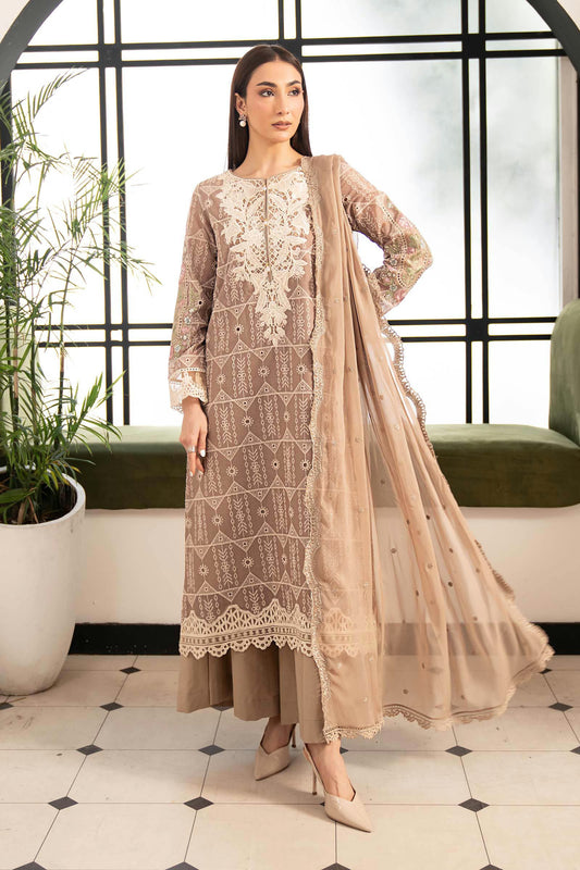 Maria.B Desi Summer Pie '26 - 3 Piece Embroidered Lawn Suit | Dwa2680-esm-cof