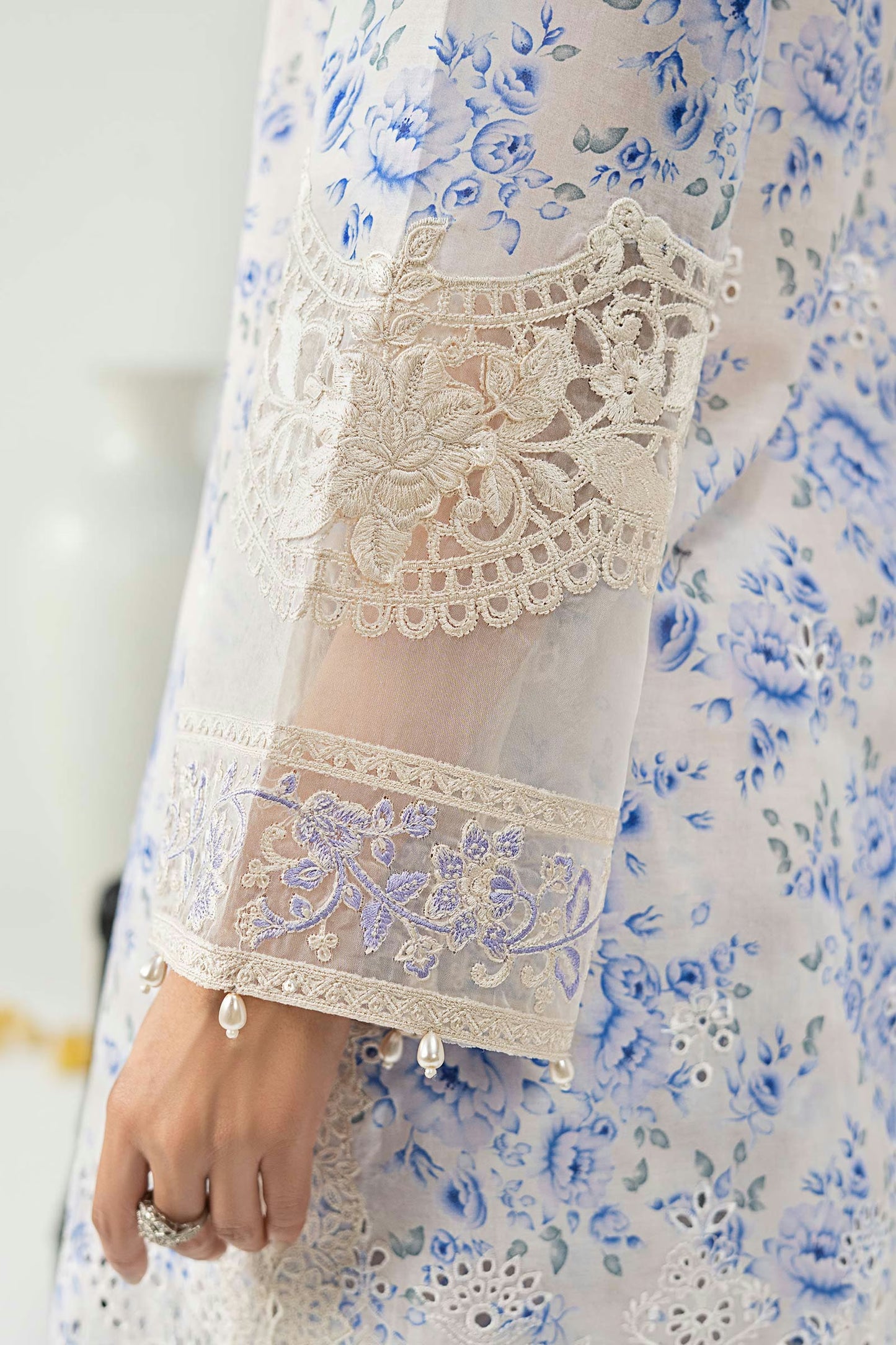 Maria.B Desi Summer Pie '26 - 3 Piece Embroidered Lawn Suit | Dwf36r1-esm-pfw
