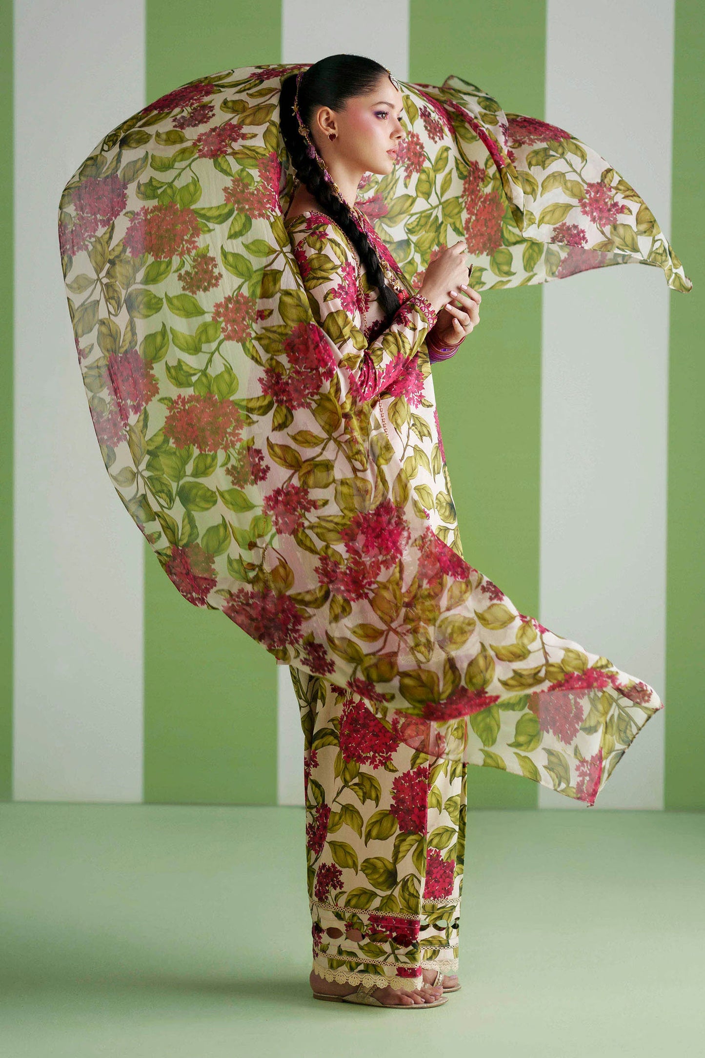Maria.B Desi Summer Pie '26 - 3 Piece Embroidered Lawn Suit | Dwp2601-esm-ofw
