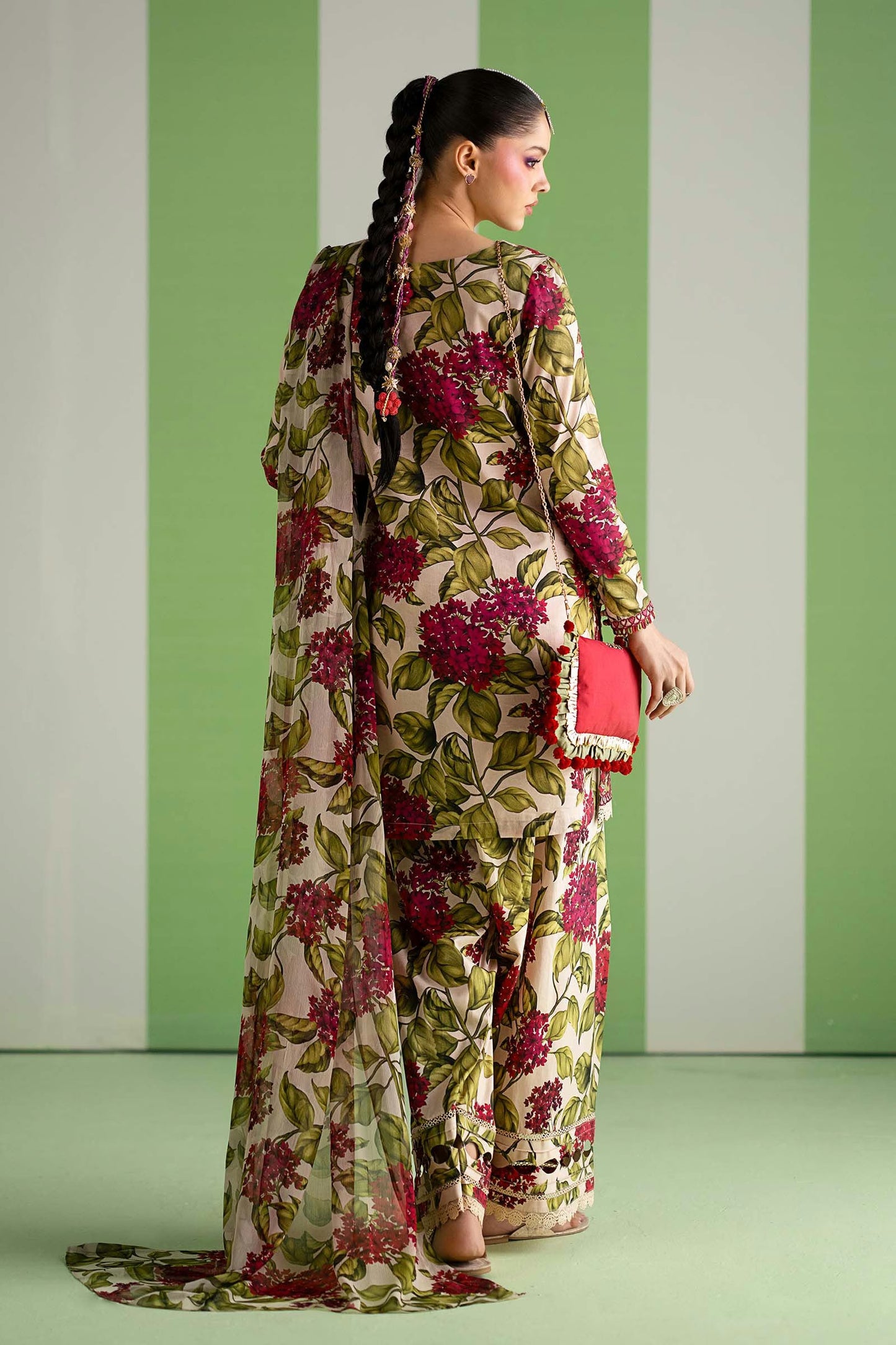 Maria.B Desi Summer Pie '26 - 3 Piece Embroidered Lawn Suit | Dwp2601-esm-ofw