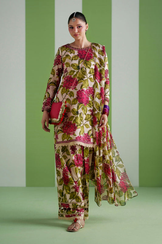 Maria.B Desi Summer Pie '26 - 3 Piece Embroidered Lawn Suit | Dwp2601-esm-ofw