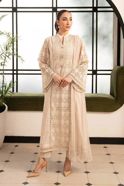 Maria.B Desi Summer Pie '26 - 3 Piece Embroidered Lawn Suit | Dwp2618-esm-beg