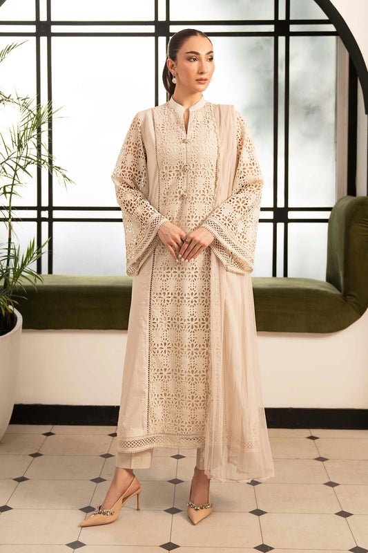 Maria.B Desi Summer Pie '26 - 3 Piece Embroidered Lawn Suit | Dwp2618-esm-beg