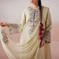 Maria.B Desi Summer Pie '26 - 3 Piece Embroidered Raw Silk Suit | Dwp2619-esm-beg