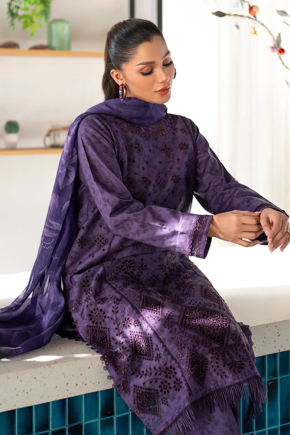 Baroque Summer RTW '26 - Embroidered Lawn F-4096