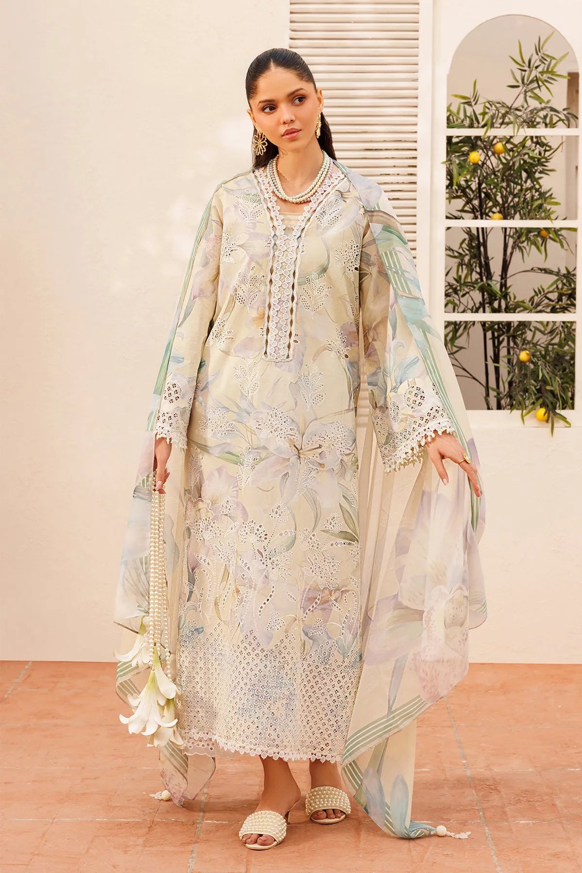 Baroque Summer RTW '26 - Embroidered Lawn F-4396