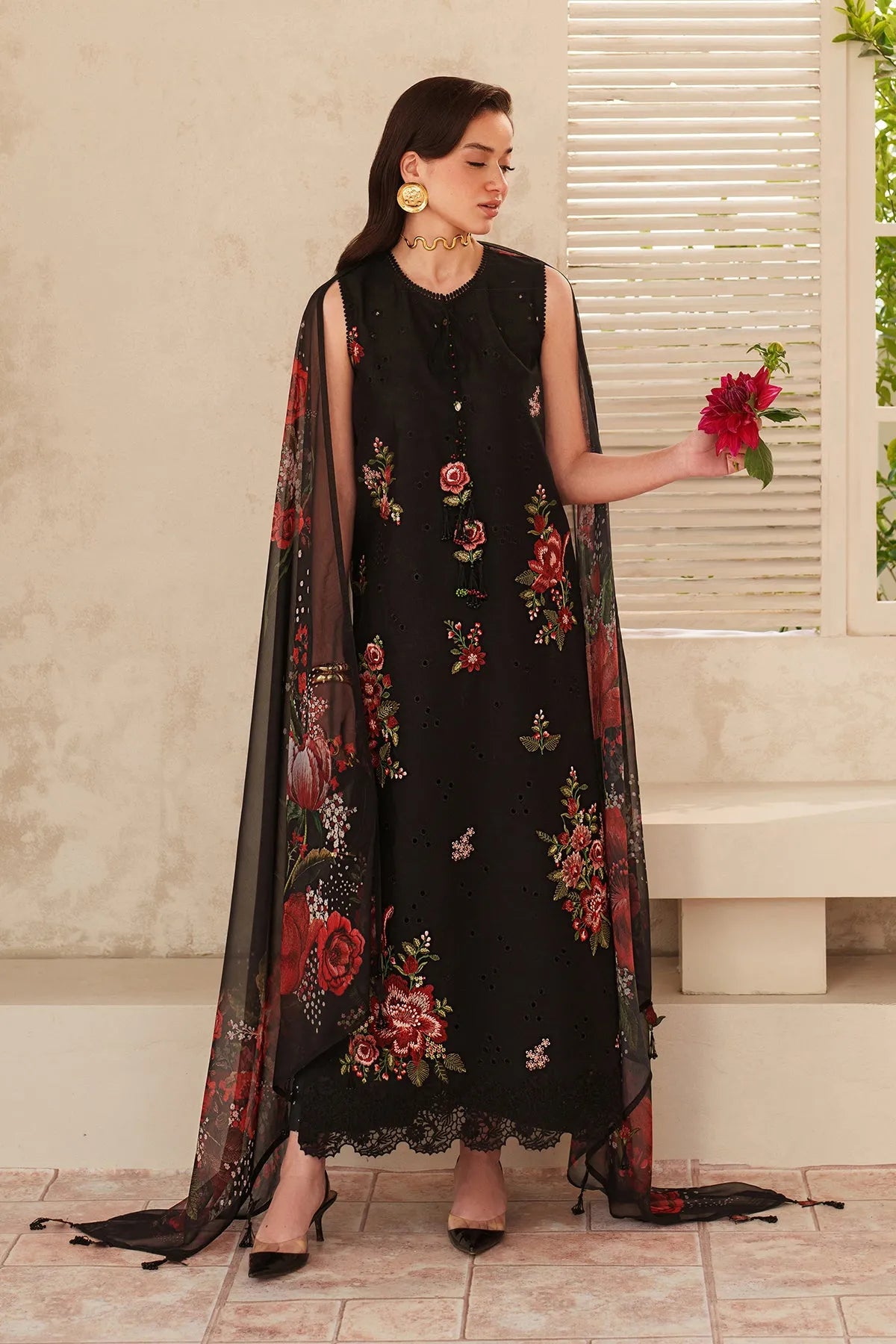 Baroque Summer RTW '26 - Embroidered Lawn F-4399