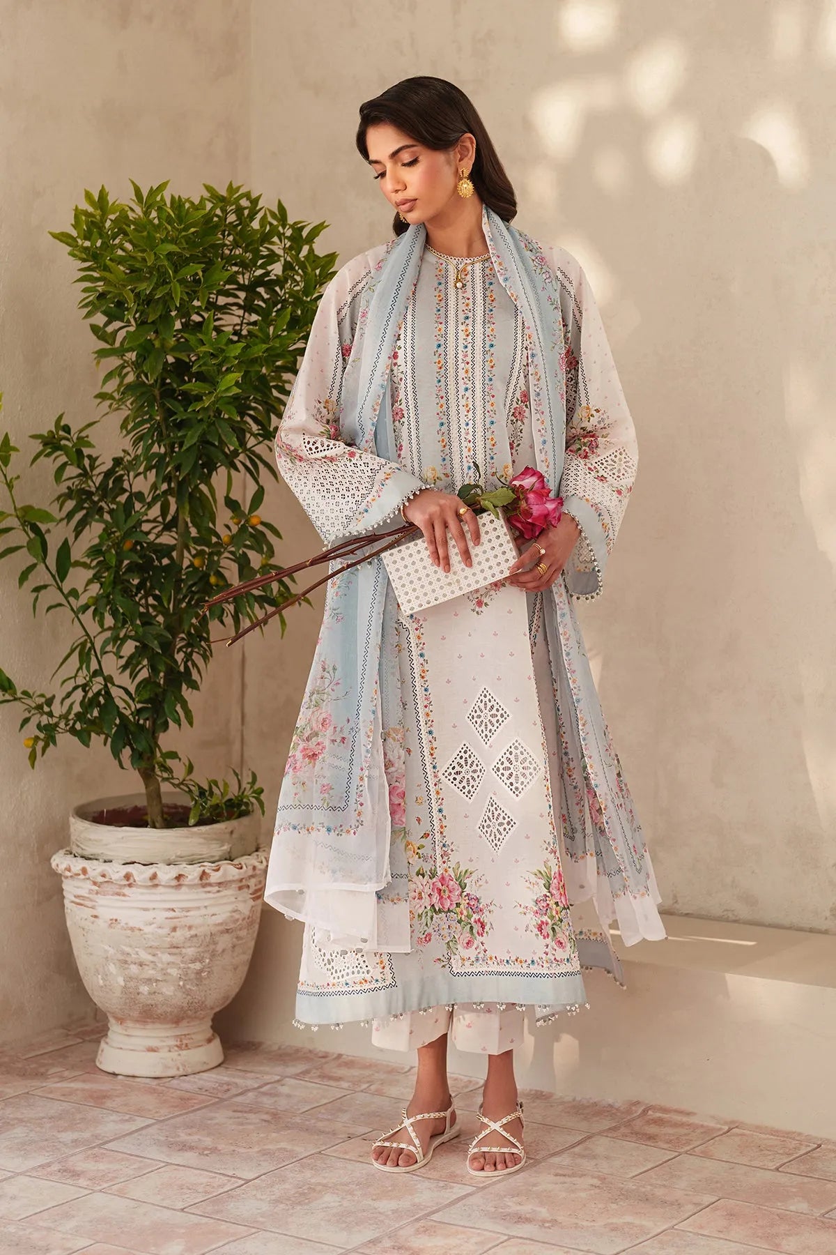 Baroque Summer RTW '26 - Embroidered Lawn F-4402